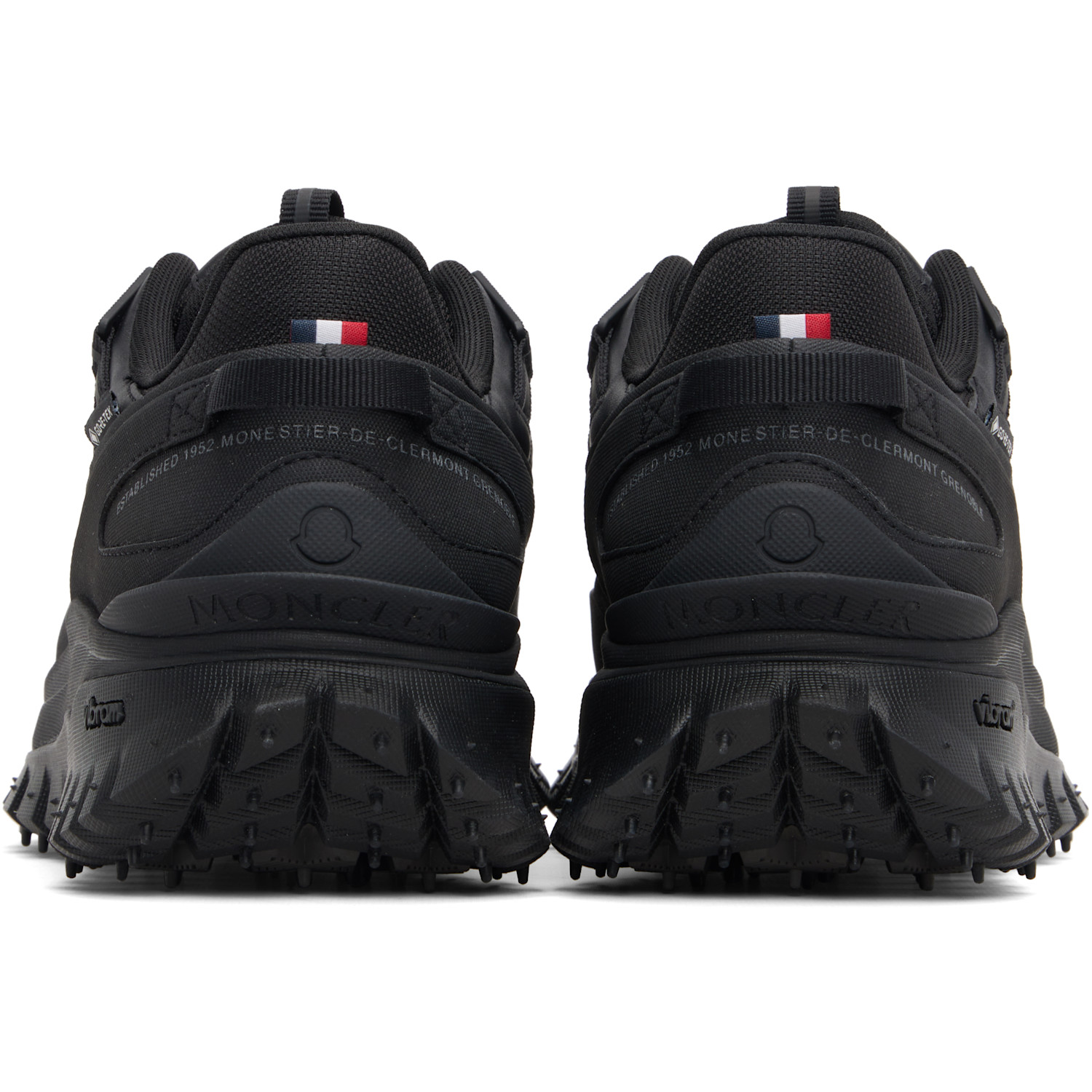  Moncler Black Trailgrip Gtx Sneakers 