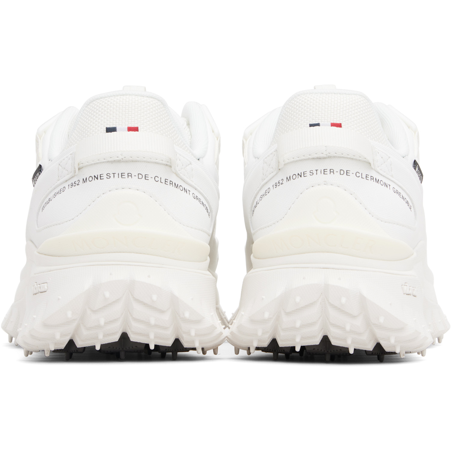  Moncler White Trailgrip Gtx Sneakers 