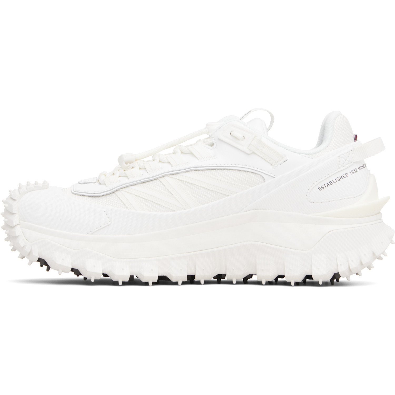  Moncler White Trailgrip Gtx Sneakers 