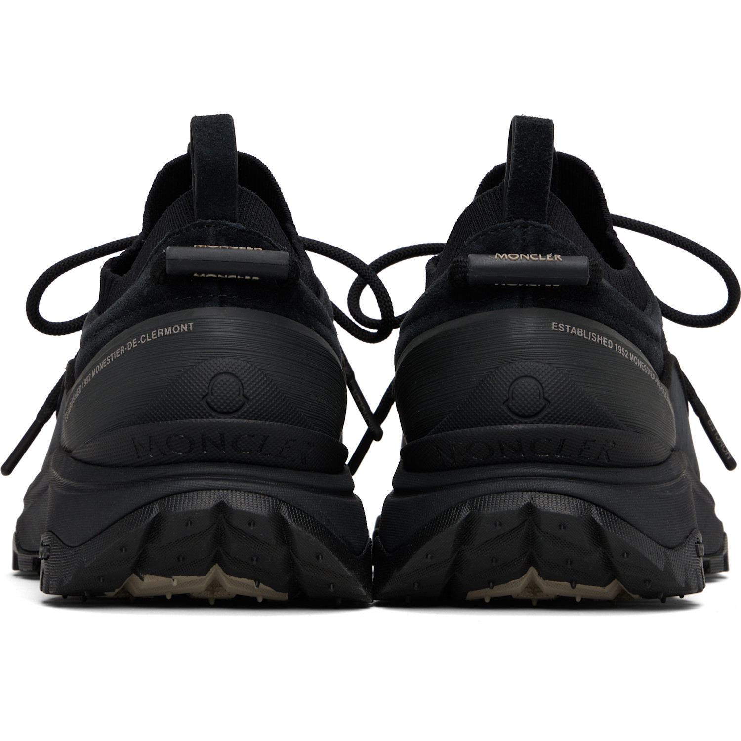  Moncler Black Trailgrip Lite3 Sneakers 