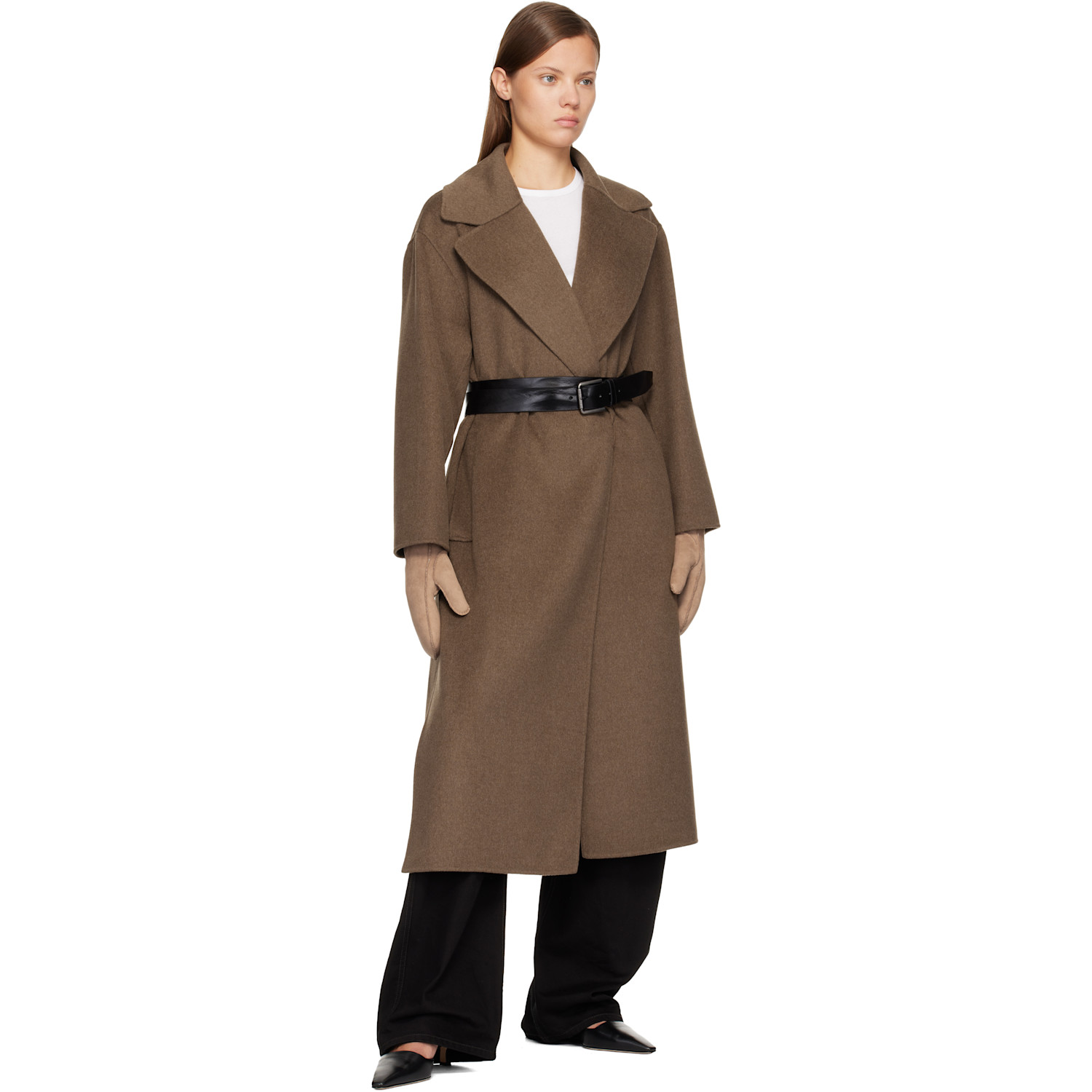  Max Mara Tan Sand Gloves 