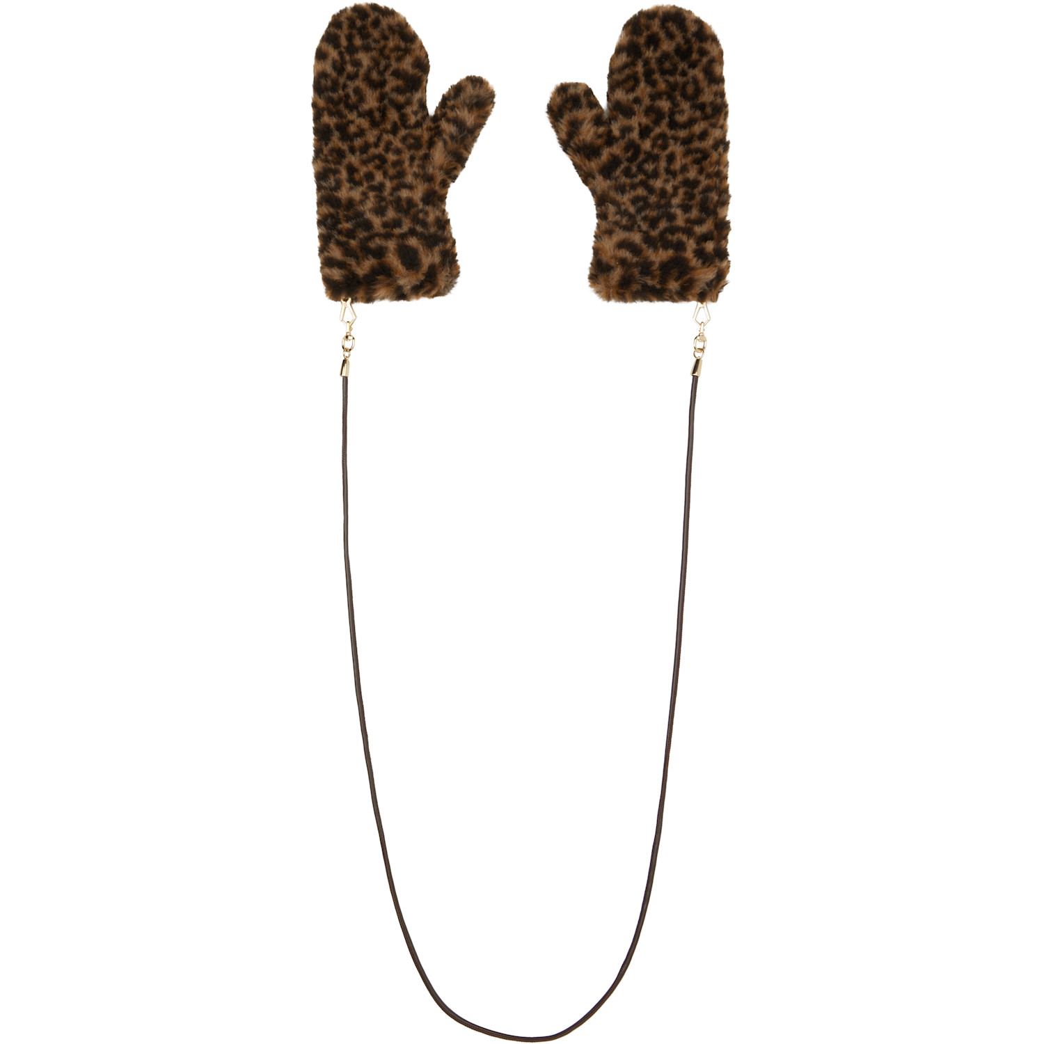  Max Mara Brown & Black Ombrato10 Gloves 