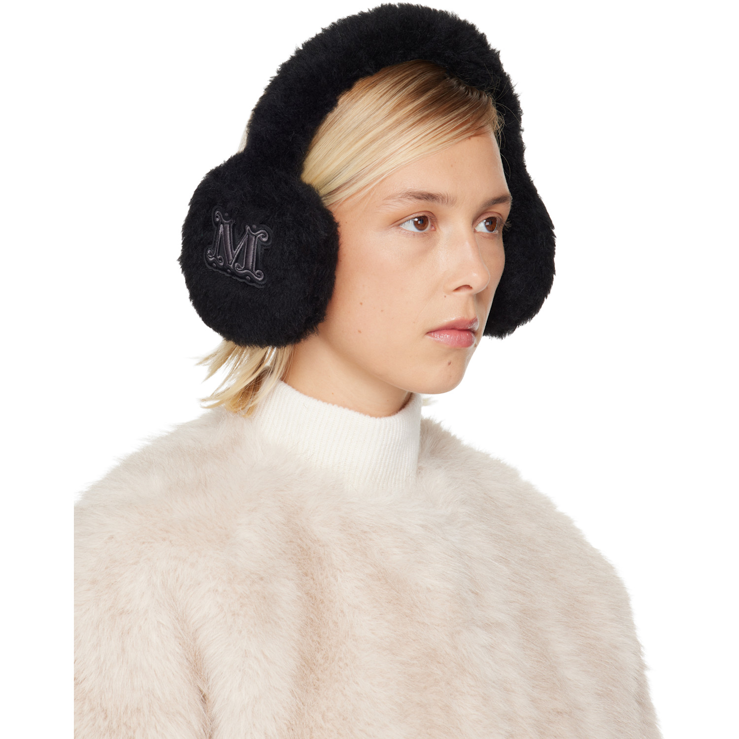  Max Mara Black Muffy1 Ear Muffs 