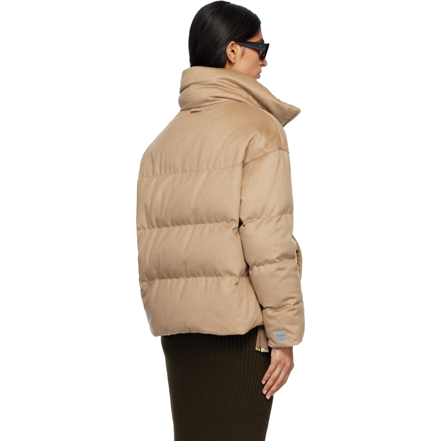  Max Mara Tan Diego Reversible Down Jacket 