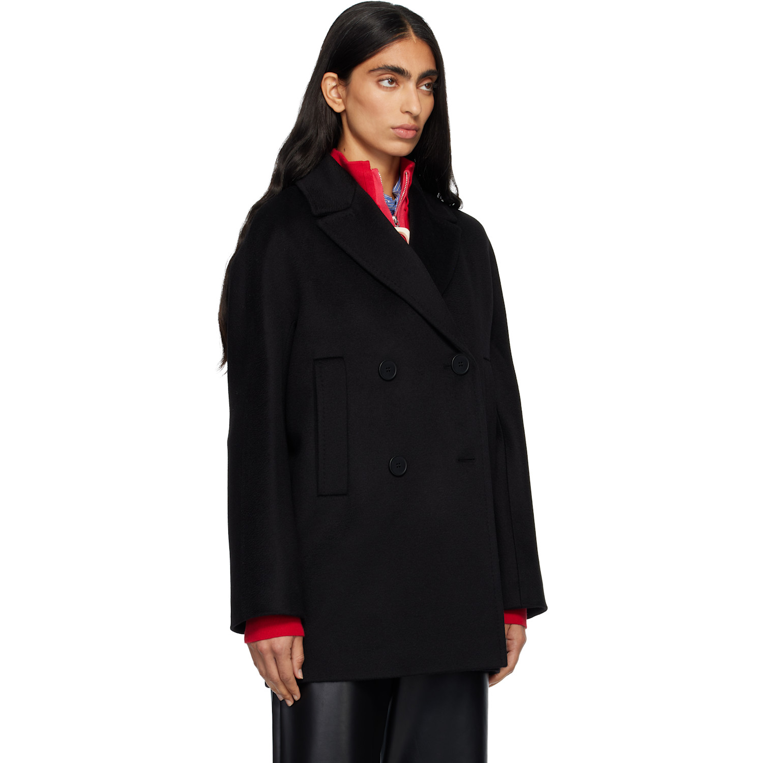  Max Mara Black Sherree Coat 