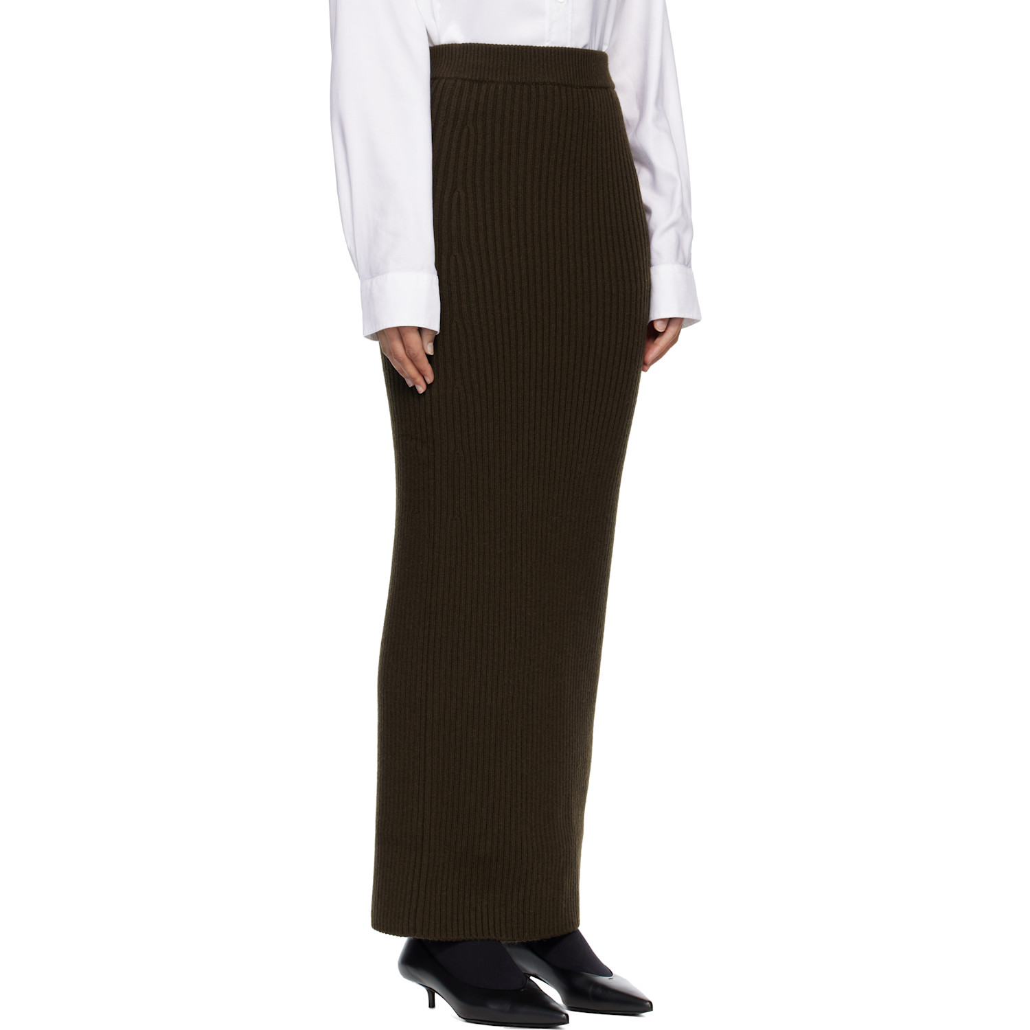  Max Mara Green Boris Maxi Skirt 