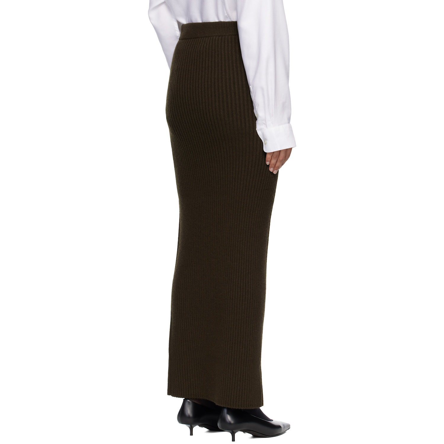  Max Mara Green Boris Maxi Skirt 