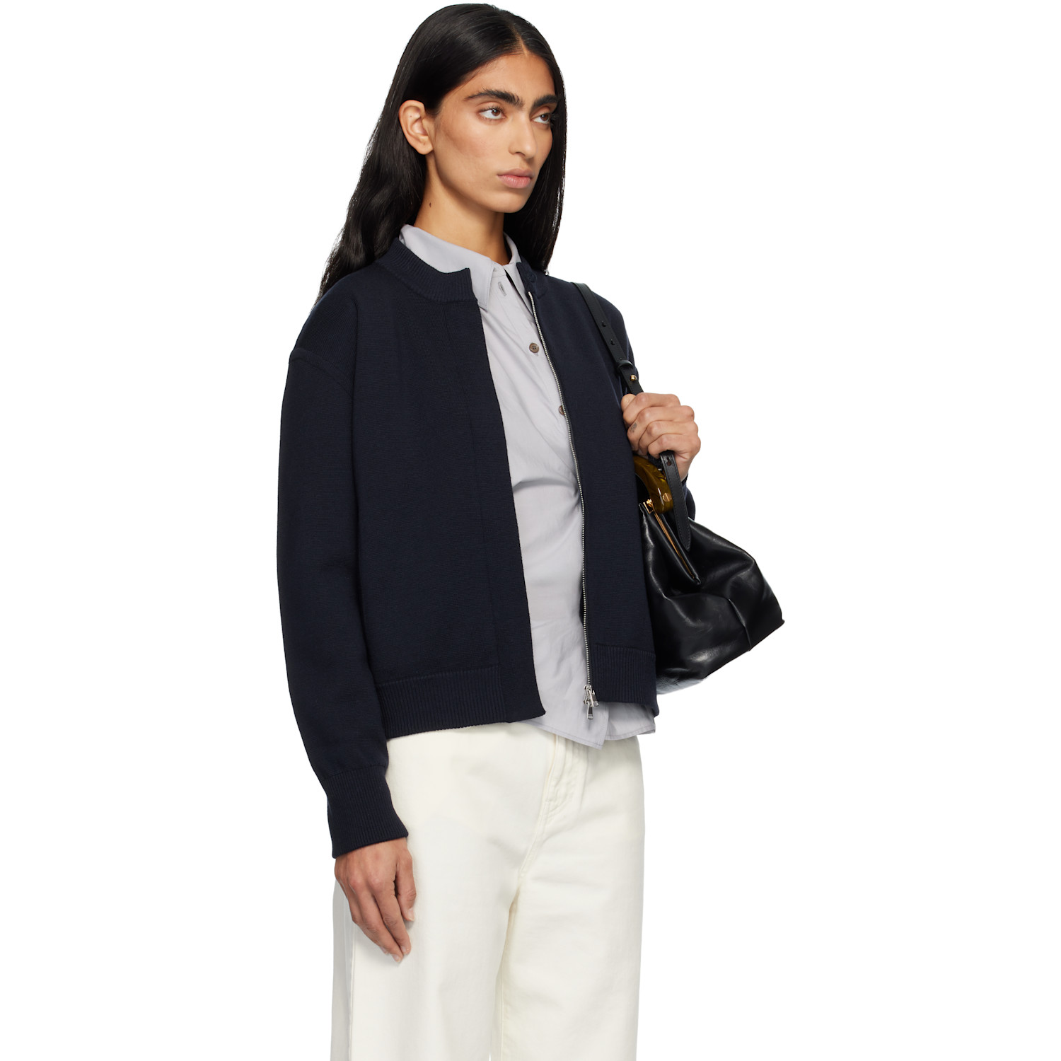  Max Mara Navy Pelago Cardigan 