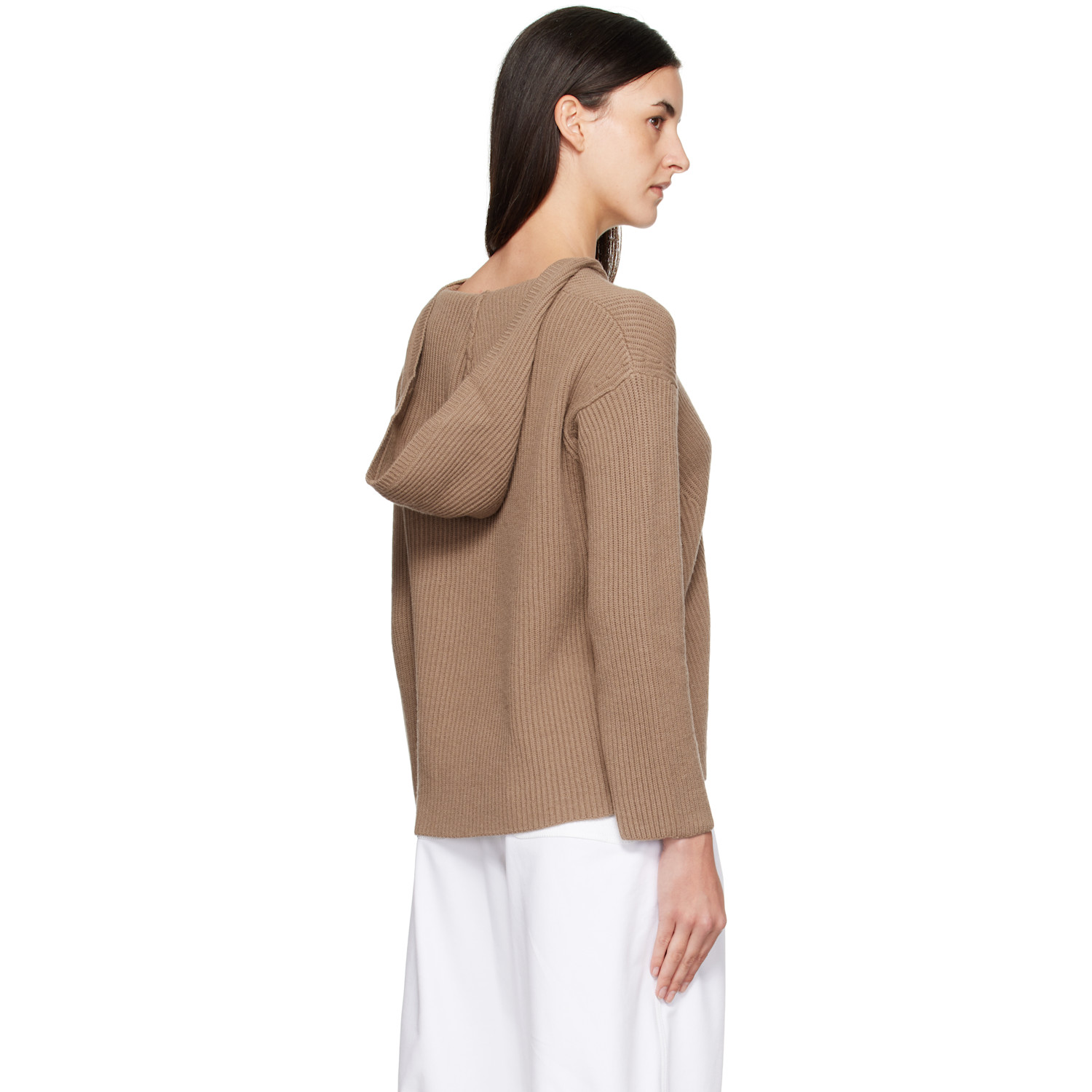  Max Mara Pull à Capuche Falcone Beige 