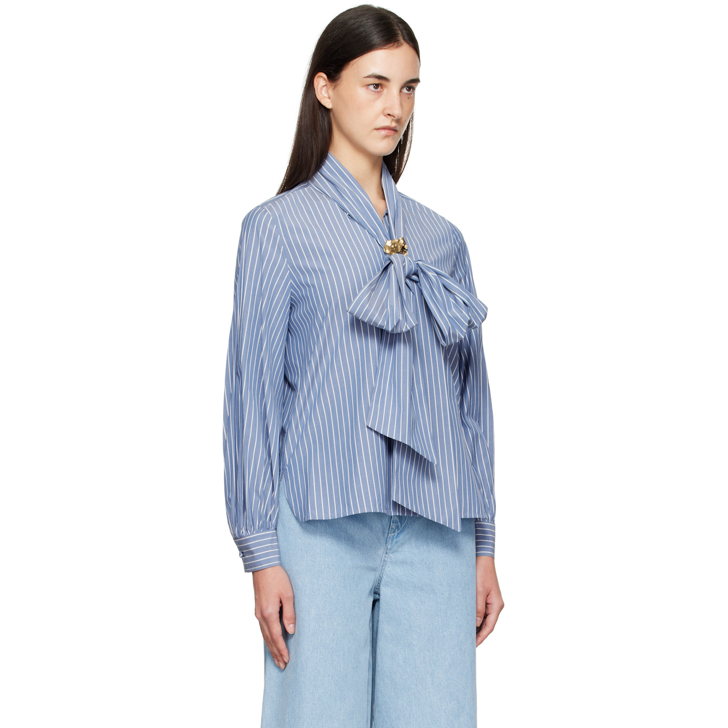  Max Mara Blue Disco Shirt 