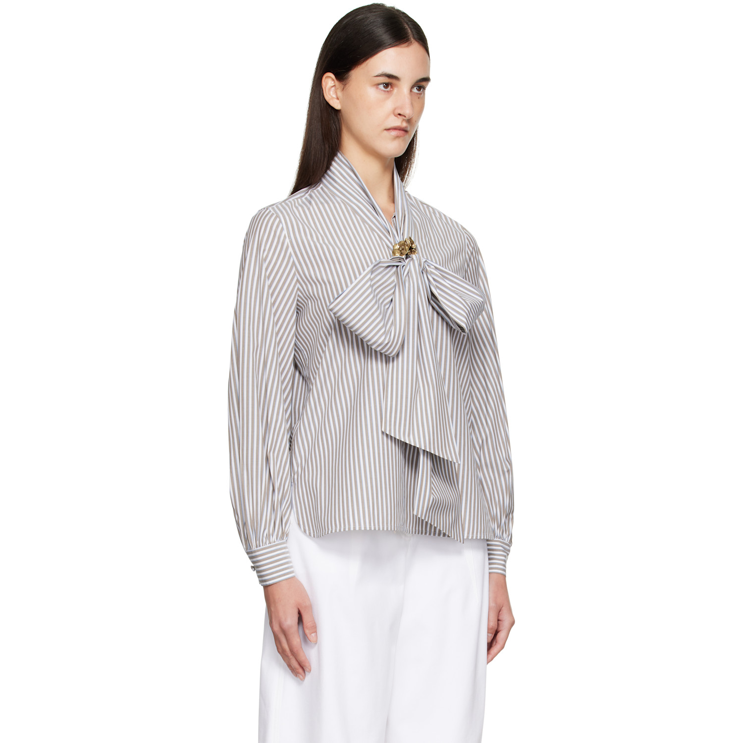  Max Mara Taupe Disco Shirt 