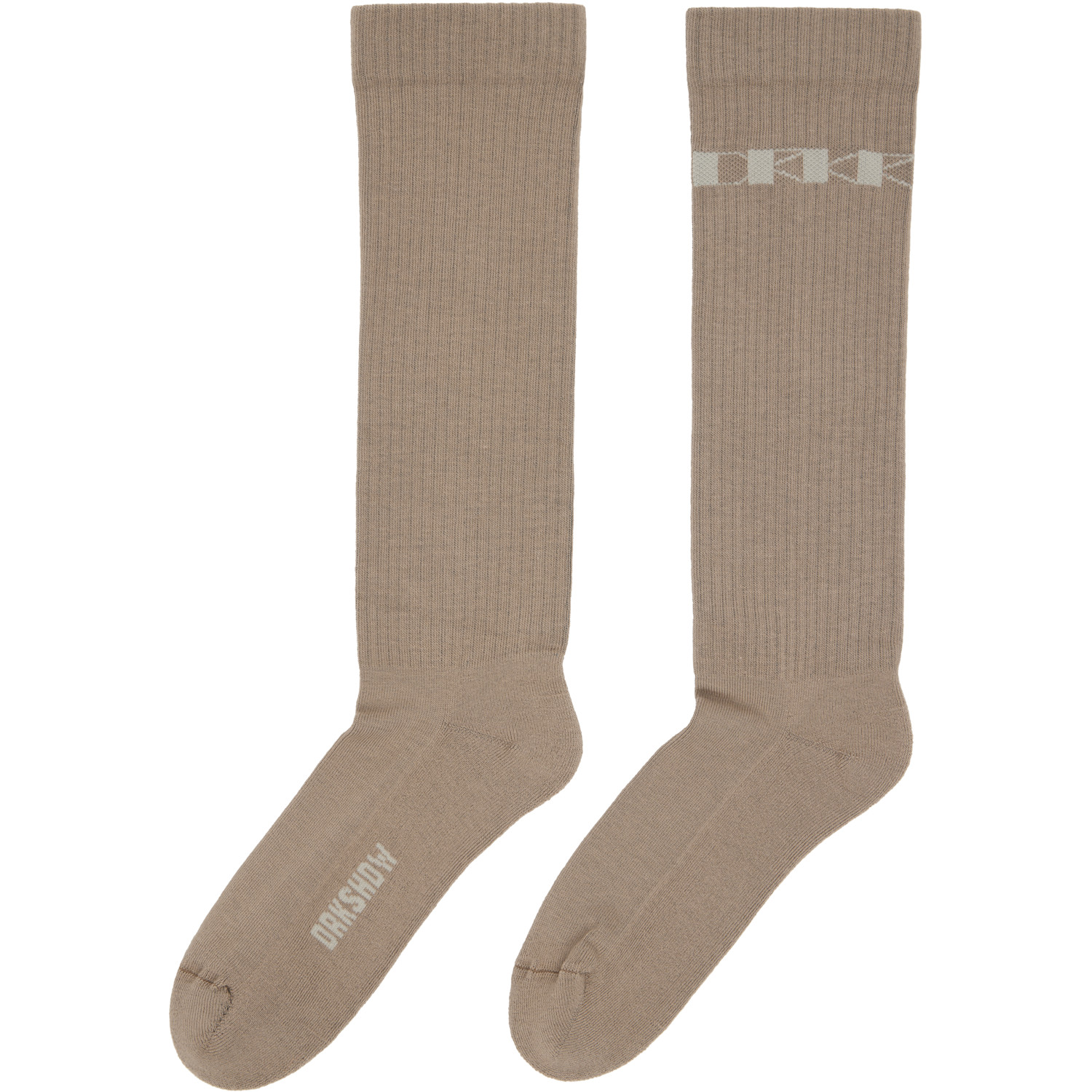  Rick Owens Drkshdw Gray Concordians Knee High Socks 