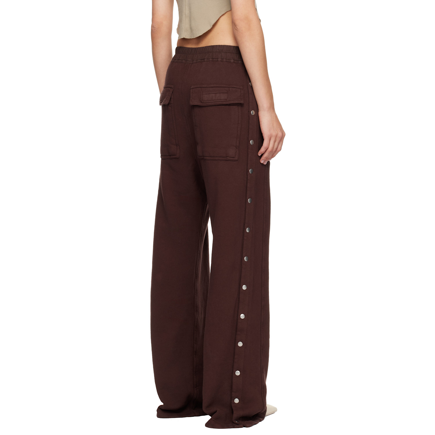  Rick Owens Drkshdw Burgundy Concordians Pusher Lounge Pants 