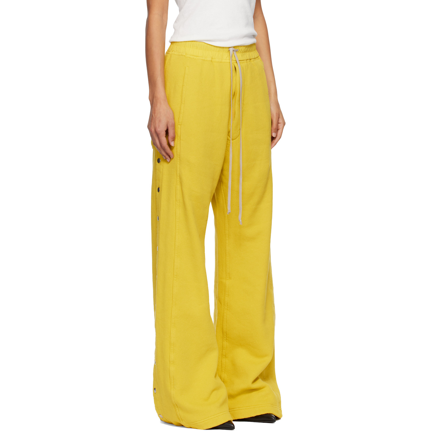  Rick Owens Drkshdw Yellow Concordians Pusher Lounge Pants 
