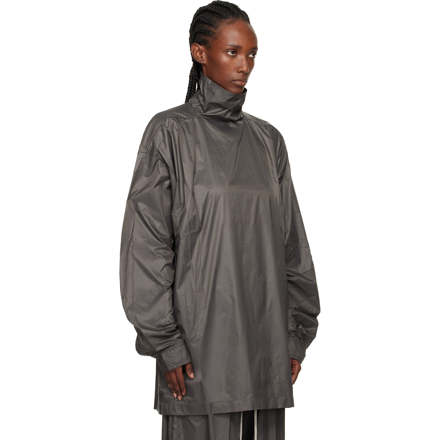  Rick Owens Drkshdw Gray Concordians Jumbo Turtleneck 