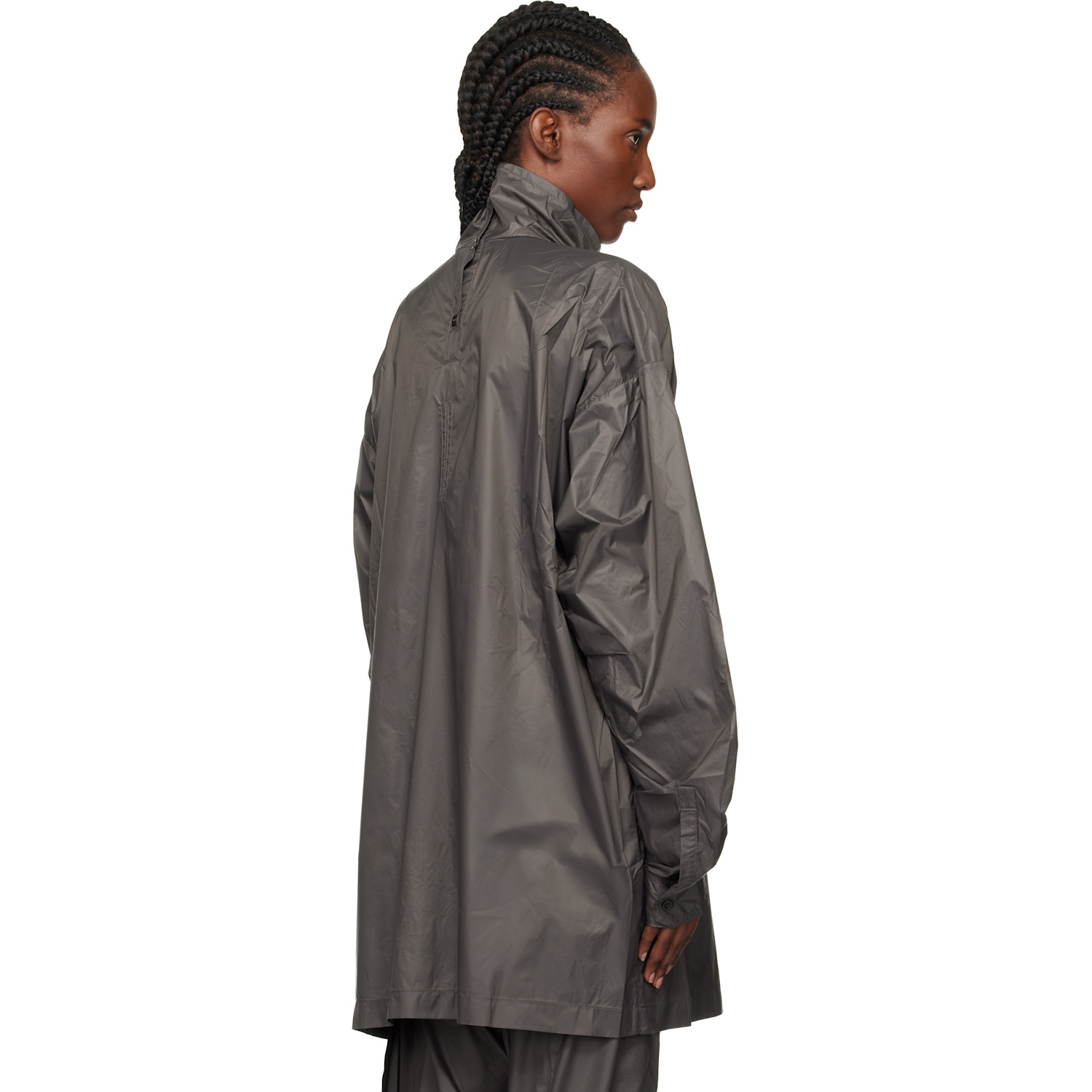  Rick Owens Drkshdw Gray Concordians Jumbo Turtleneck 