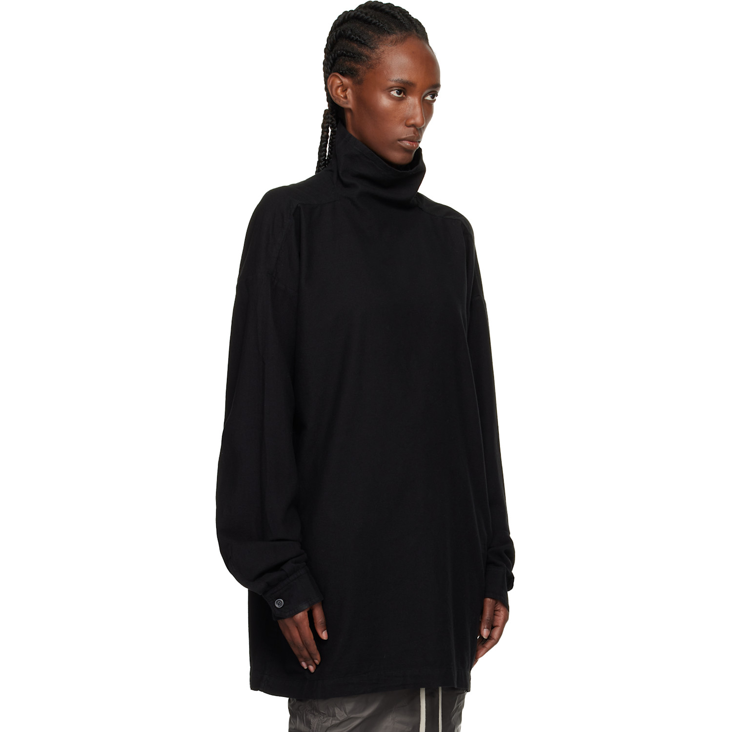  Rick Owens Drkshdw Black Concordians Jumbo Turtleneck 