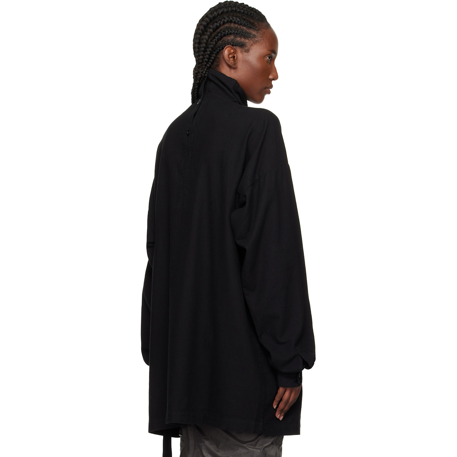  Rick Owens Drkshdw Black Concordians Jumbo Turtleneck 