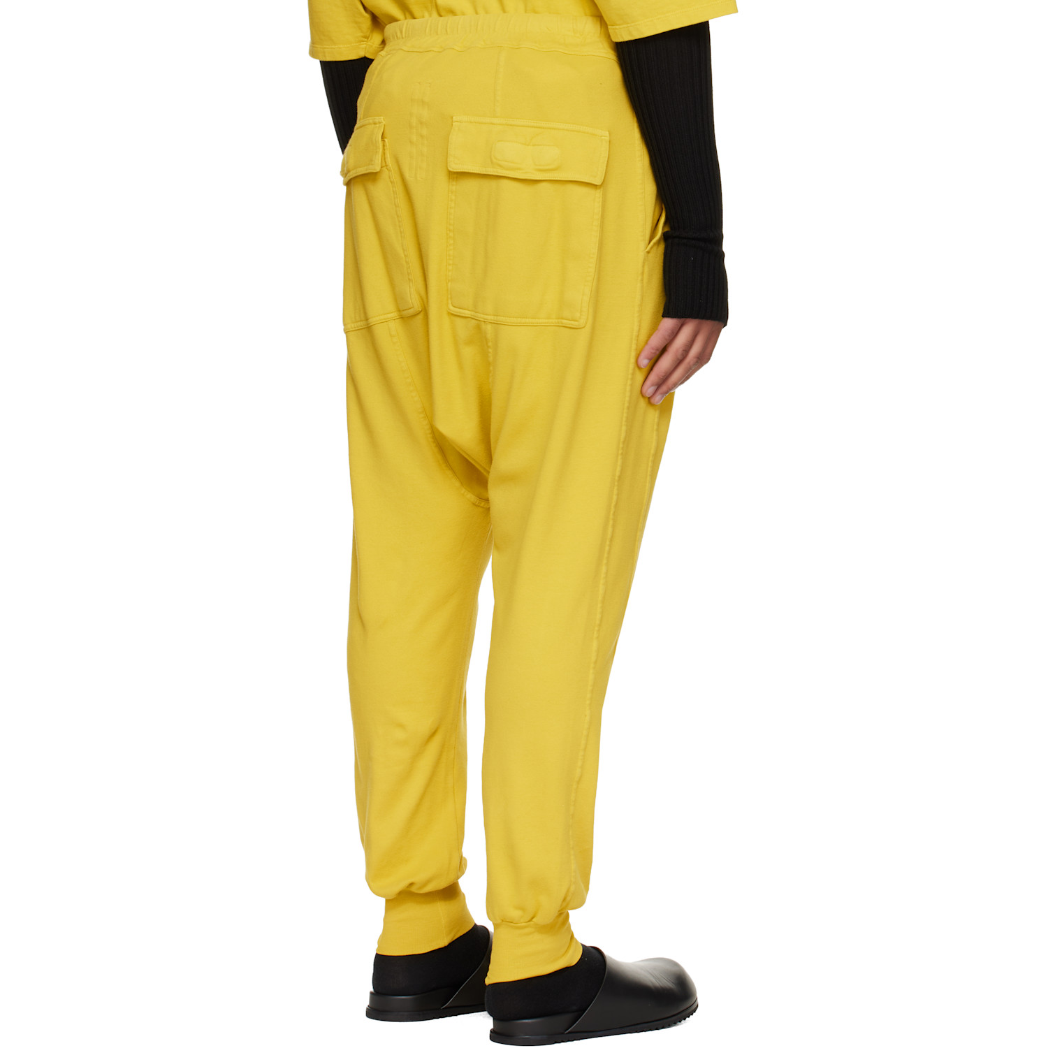  Rick Owens Drkshdw Yellow Concordians Drawstring Sweatpants 