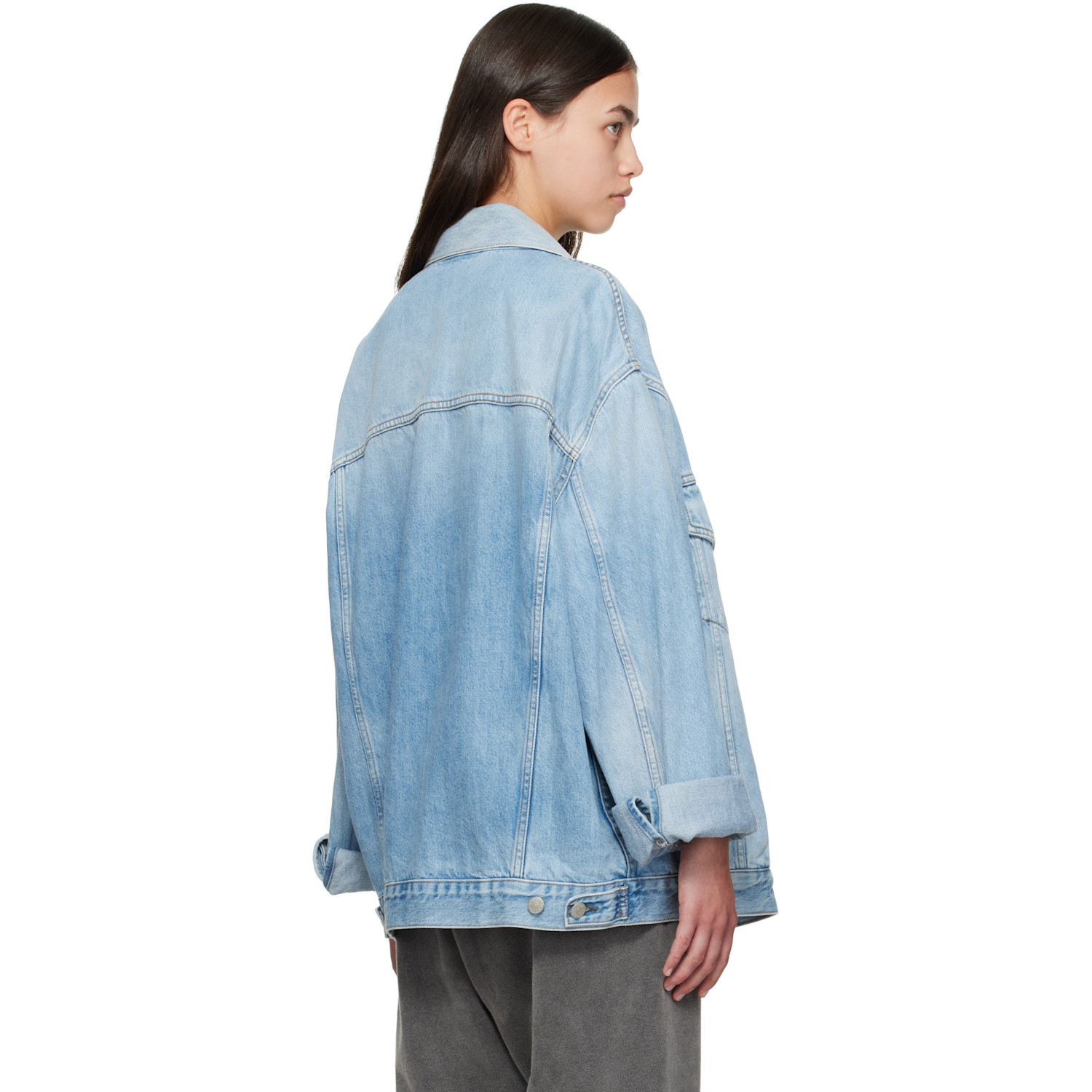  Acne Studios Blue Oversized Denim Jacket 