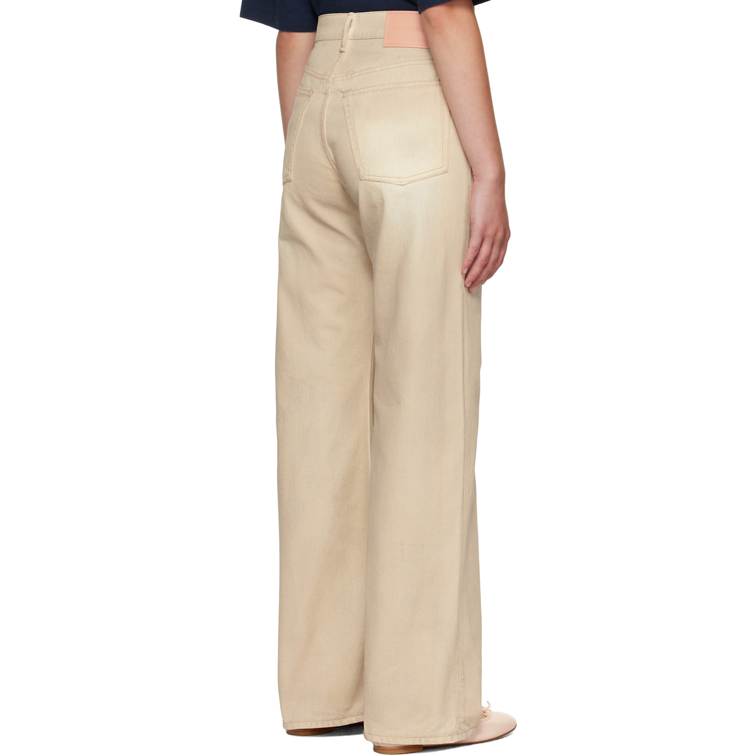  Acne Studios Beige 2021f Regular Fit Jeans 
