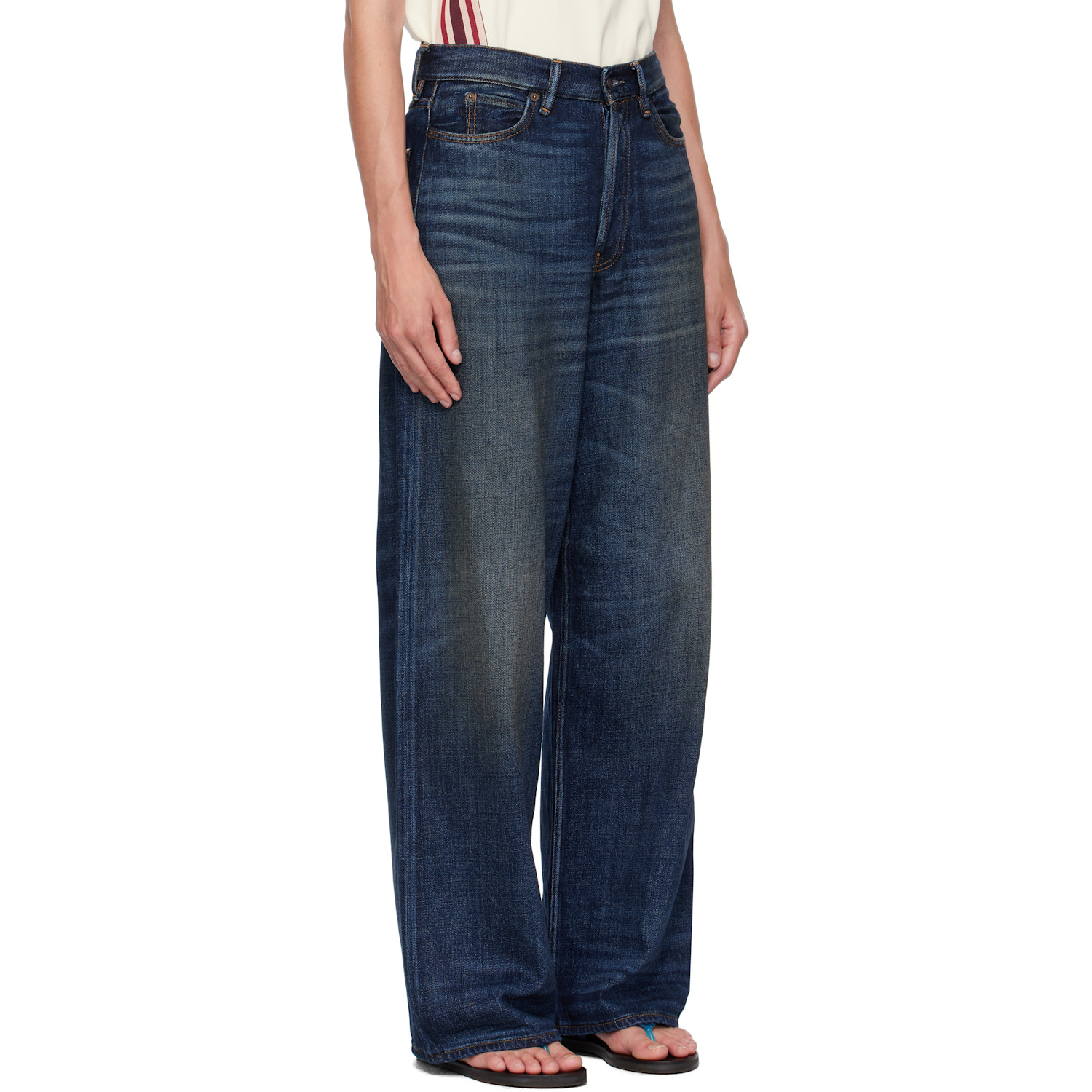  Acne Studios Navy Loose Fit 1981 Jeans 