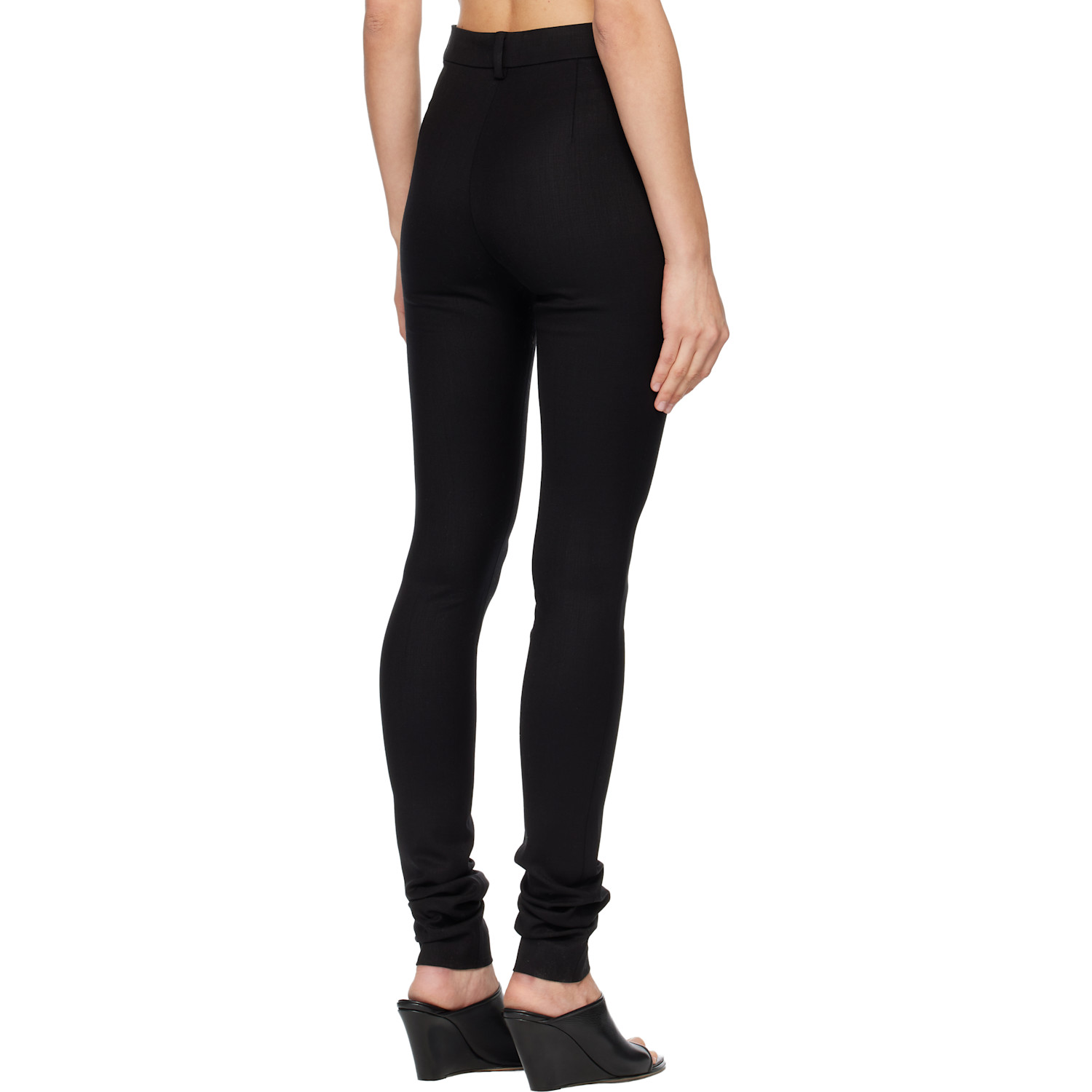  Acne Studios Black Wool Leggings 