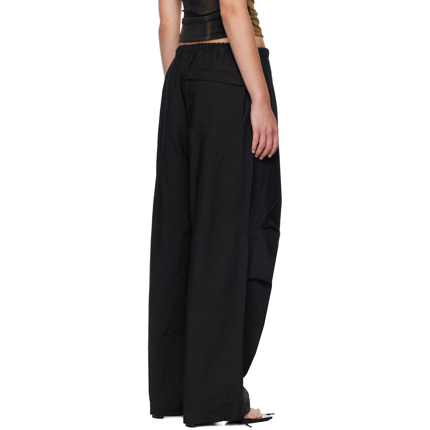  Acne Studios Black Relaxed Fit Trousers 