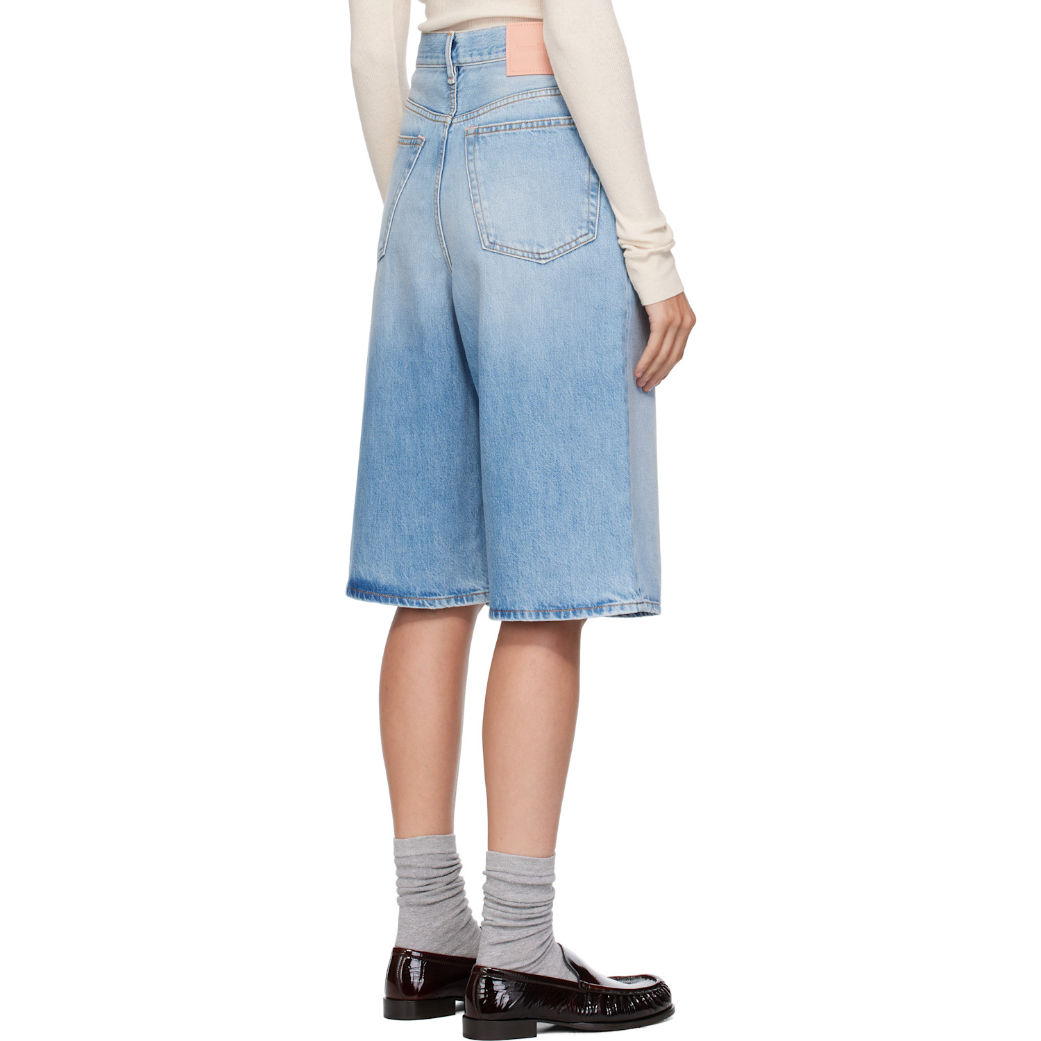  Acne Studios Blue Loose-fit Denim Shorts 