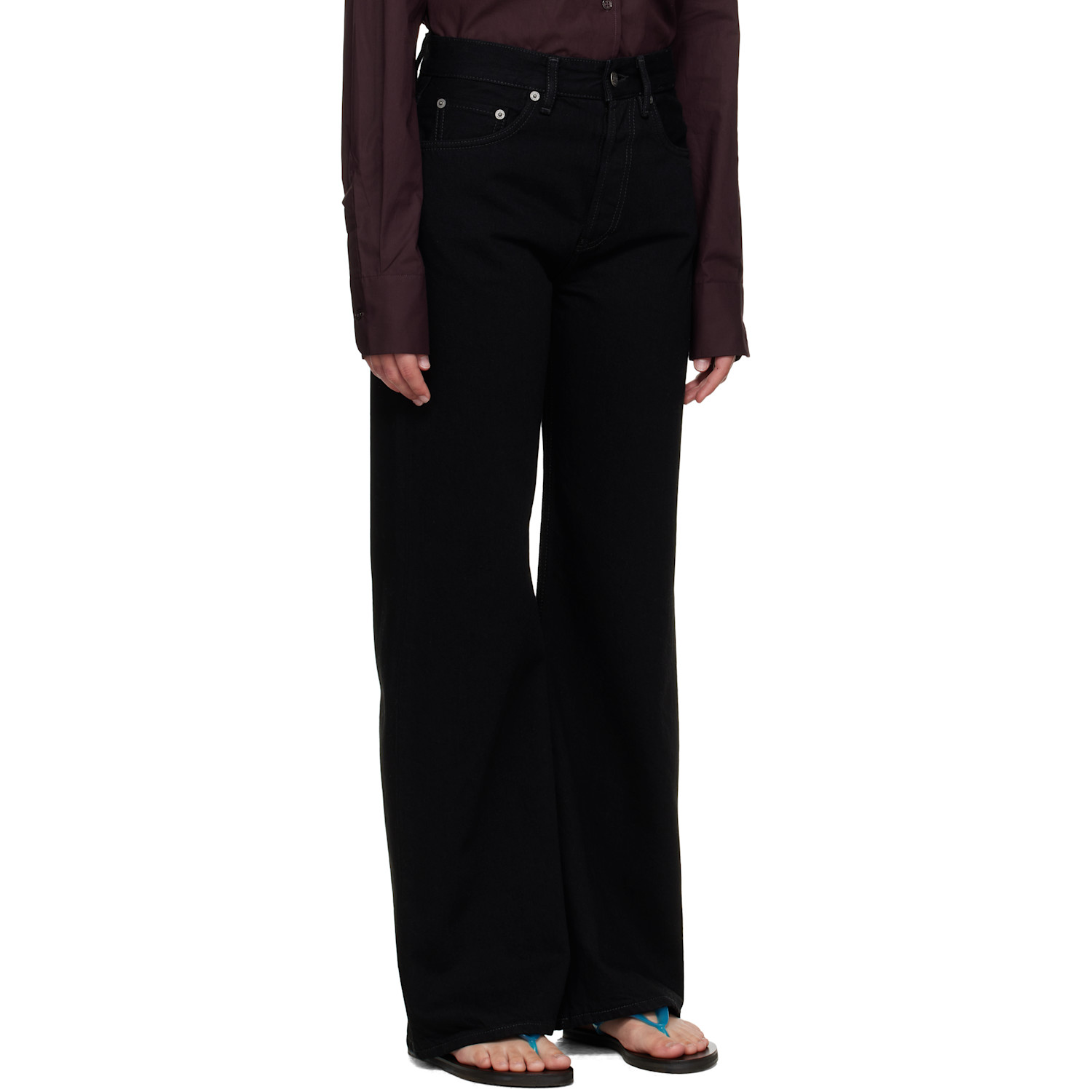  Acne Studios Black 2021f Regular Fit Jeans 