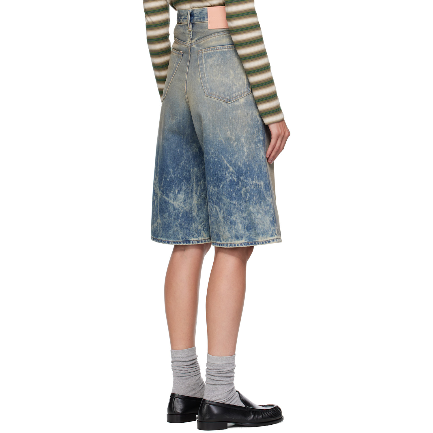 Acne Studios Blue Loose-fit Denim Shorts 
