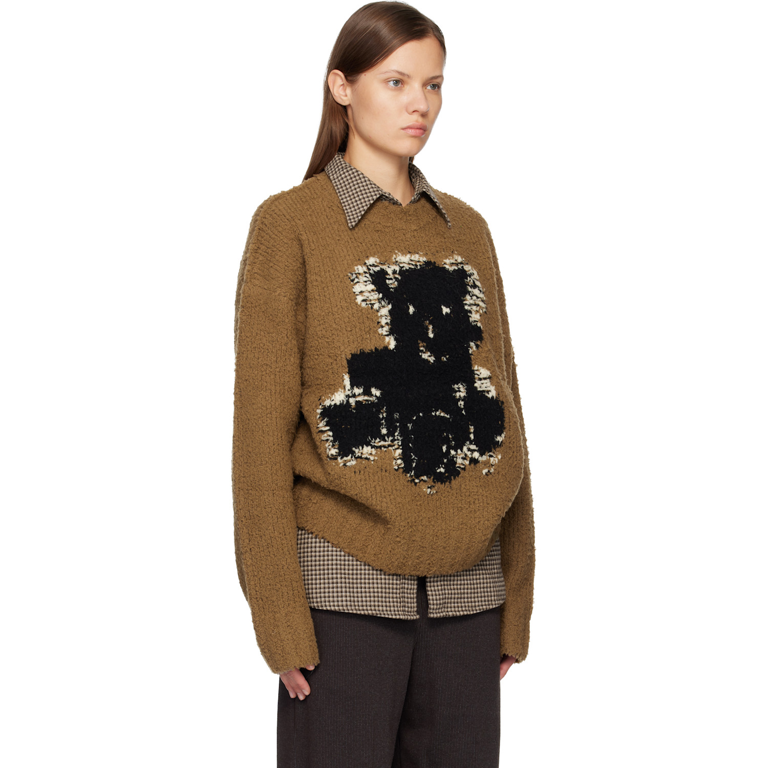  Acne Studios Tan Crewneck Sweater 