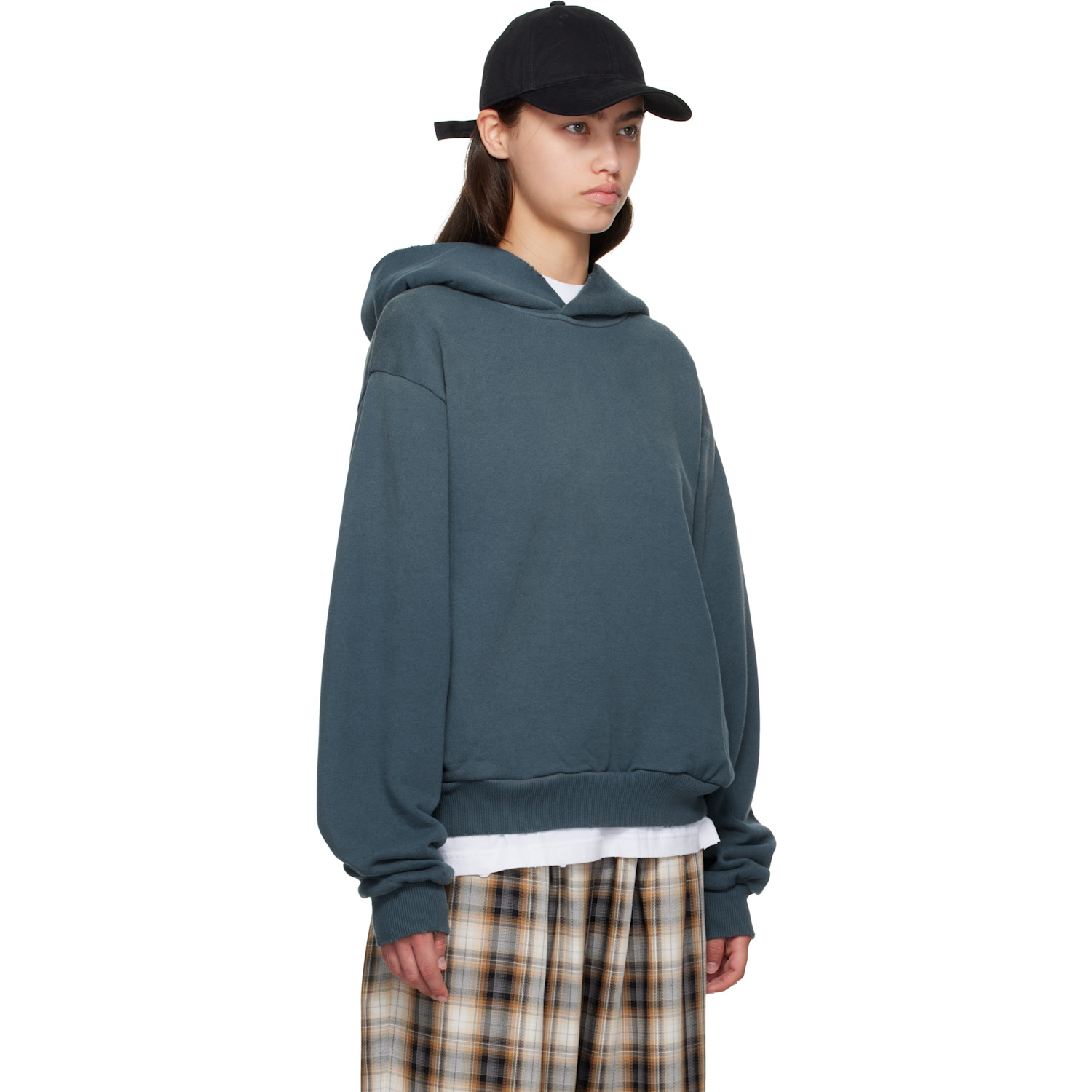  Acne Studios Blue Logo Hoodie 