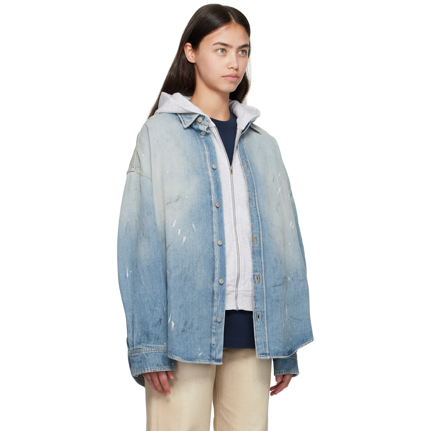  Acne Studios Blue Button-up Denim Shirt 