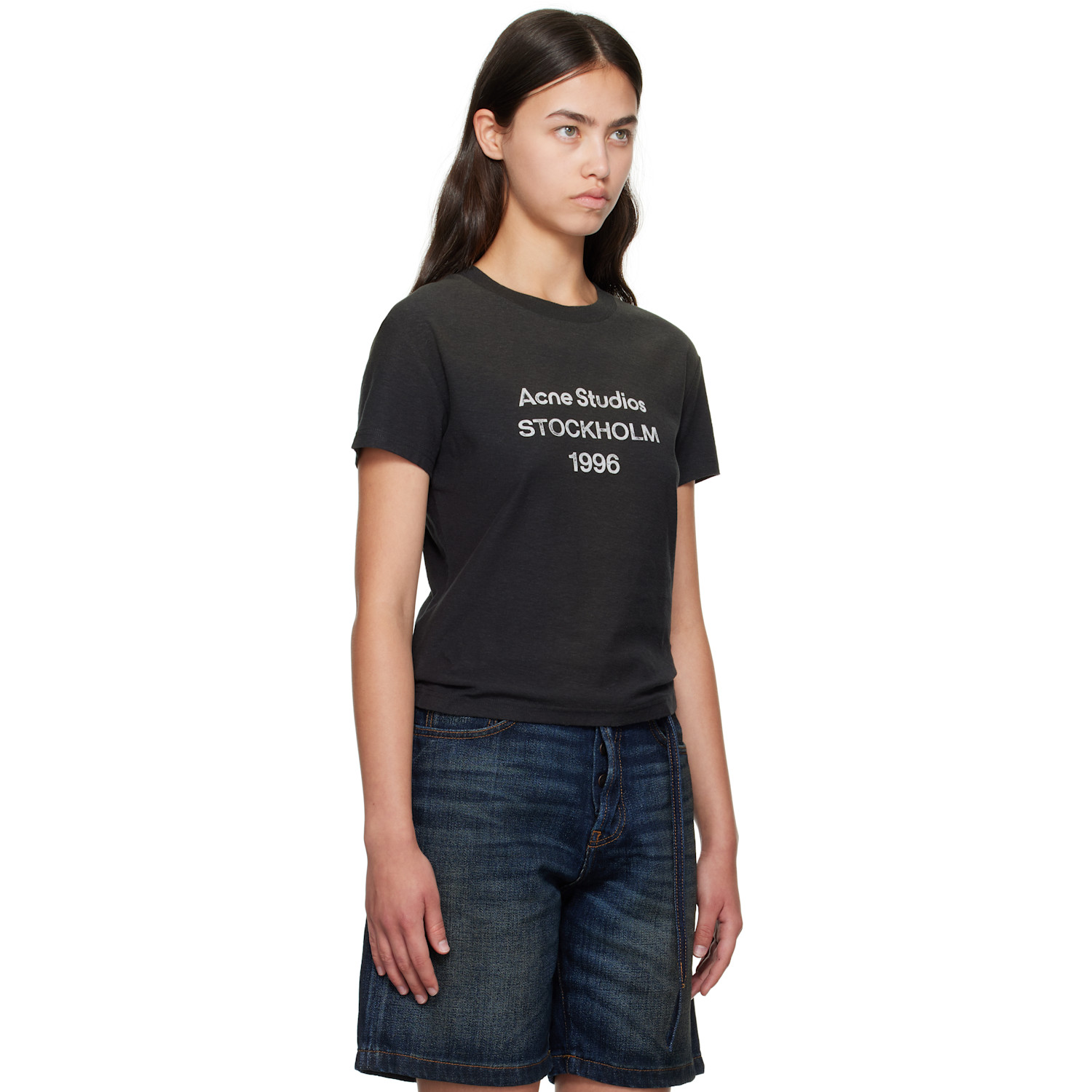  Acne Studios Black Logo T-shirt 
