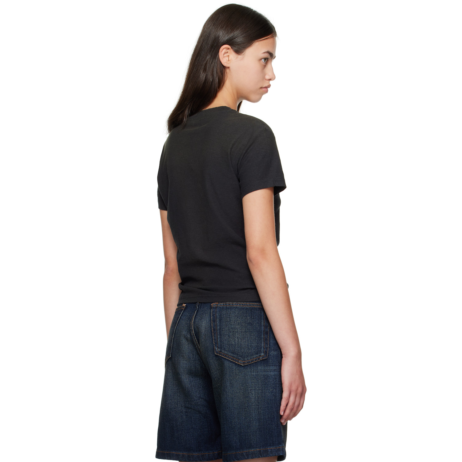  Acne Studios Black Logo T-shirt 