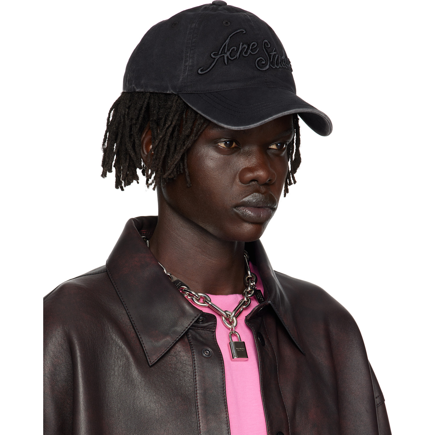  Acne Studios Black Logo Cap 