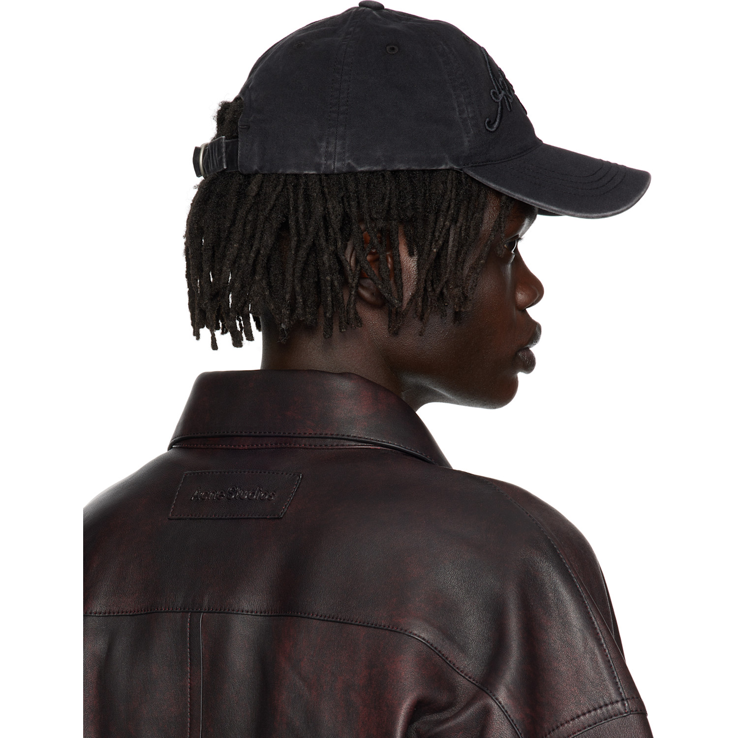  Acne Studios Black Logo Cap 