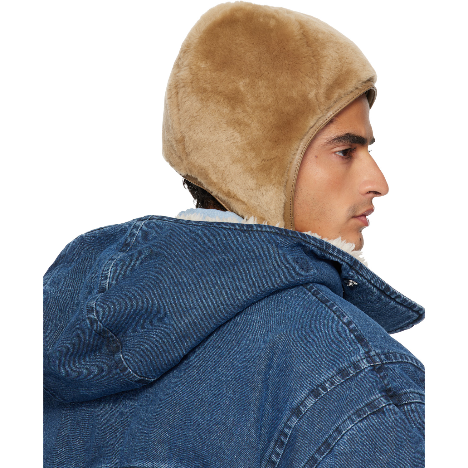  Acne Studios Brown Shearling Hat 