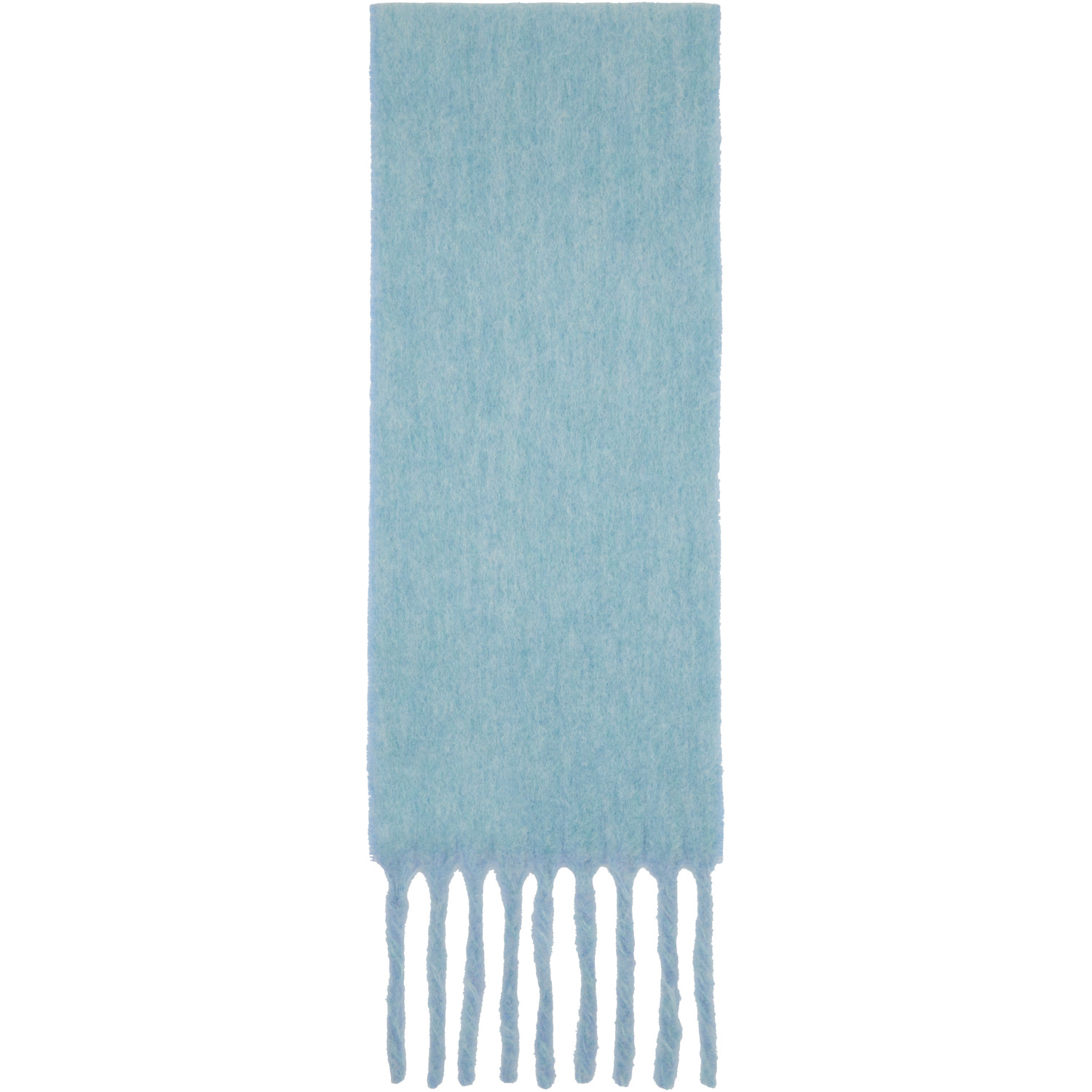  Acne Studios Blue Bicolor Alpaca Scarf 