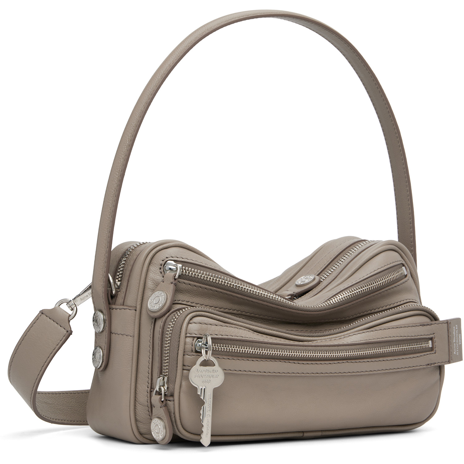  Acne Studios Taupe Camero Party Shoulder Bag 