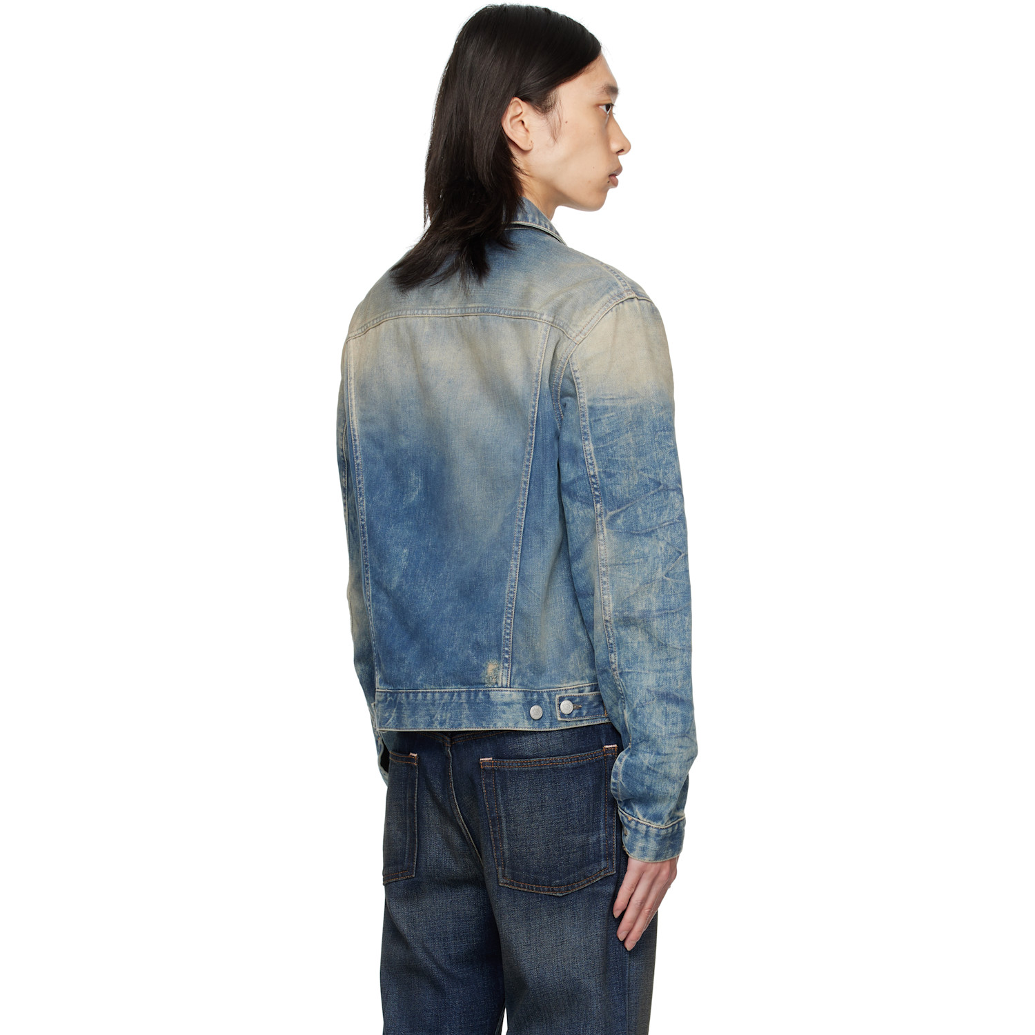  Acne Studios Blue 2006m Goldmine Denim Jacket 
