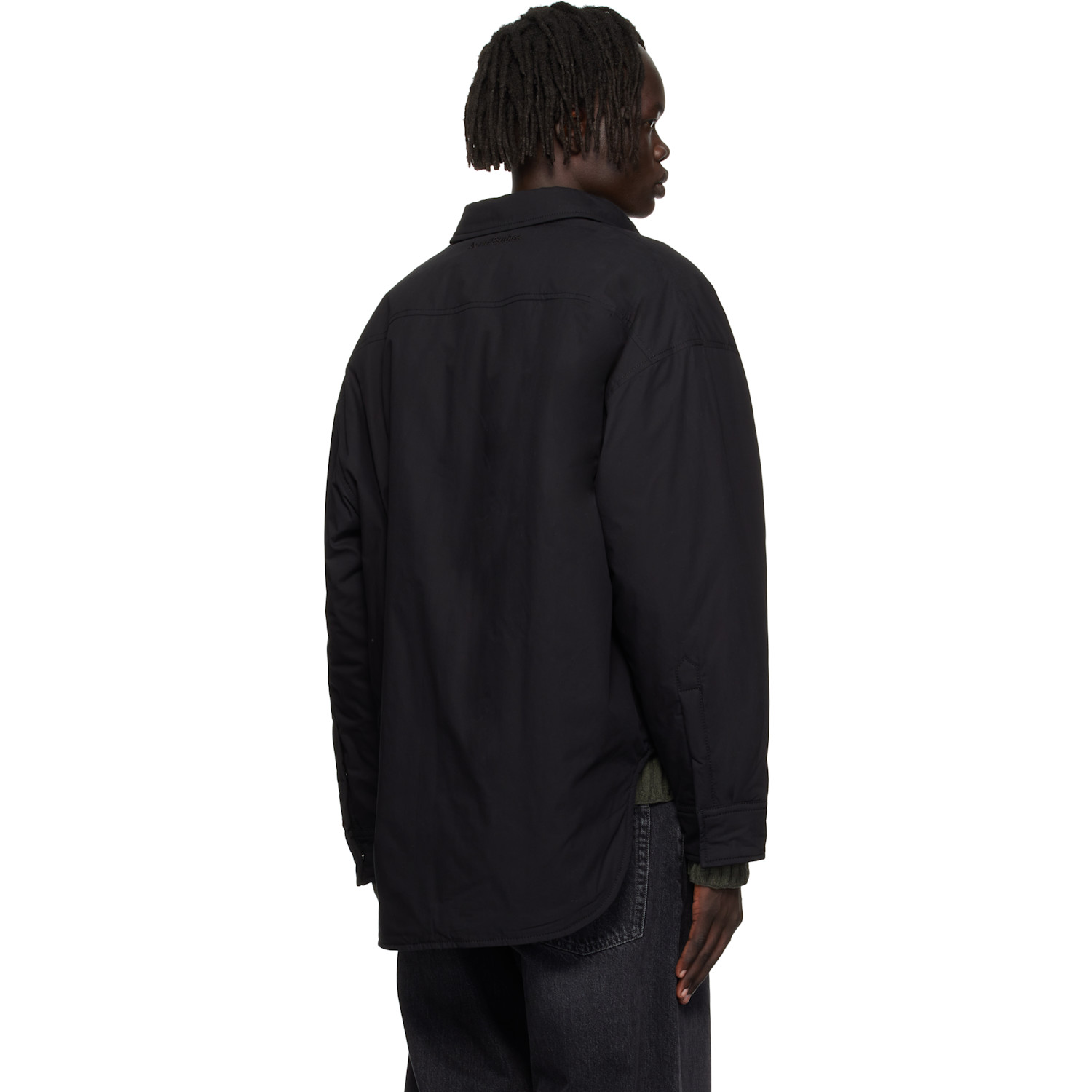  Acne Studios Black Button-up Overshirt 