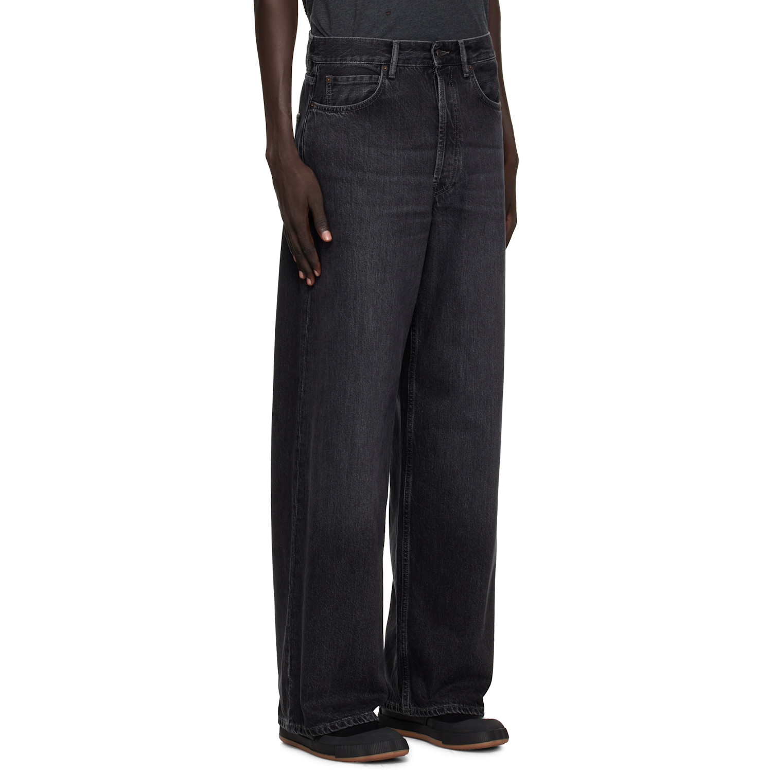 Acne Studios Black Faded Jeans 