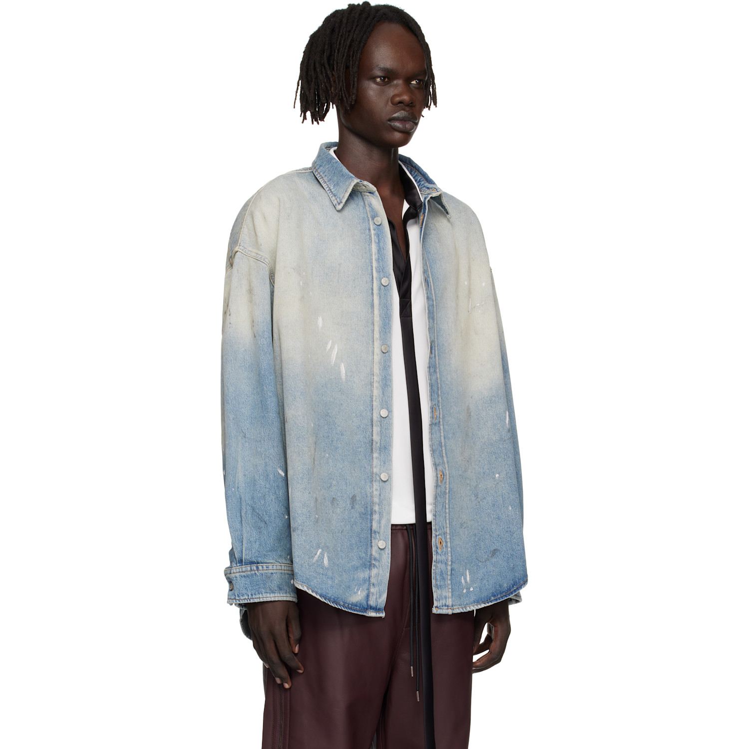  Acne Studios Blue Button-up Denim Shirt 