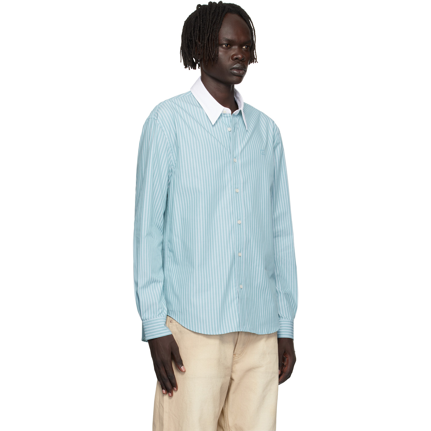 Acne Studios Blue Button-up Shirt 