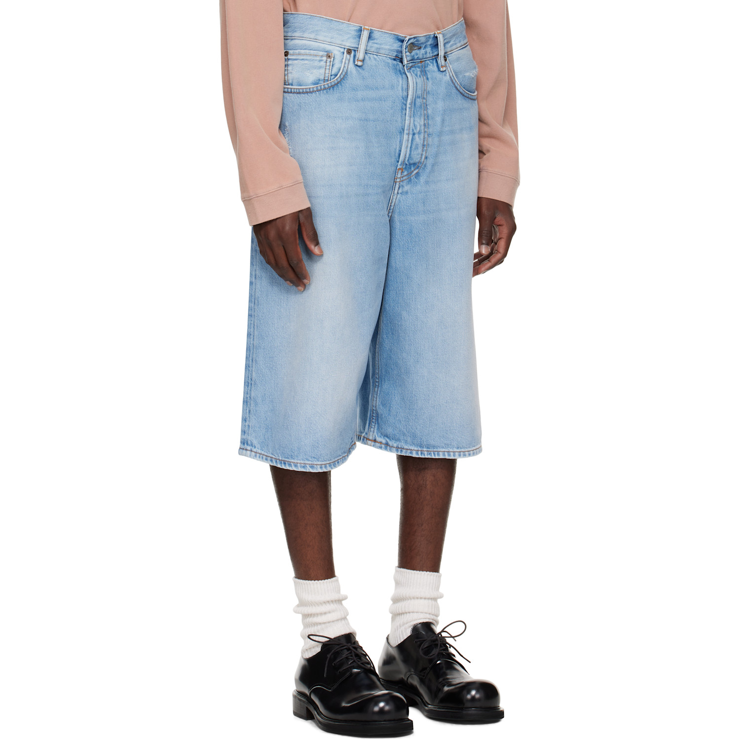  Acne Studios Blue Loose-fit Denim Shorts 
