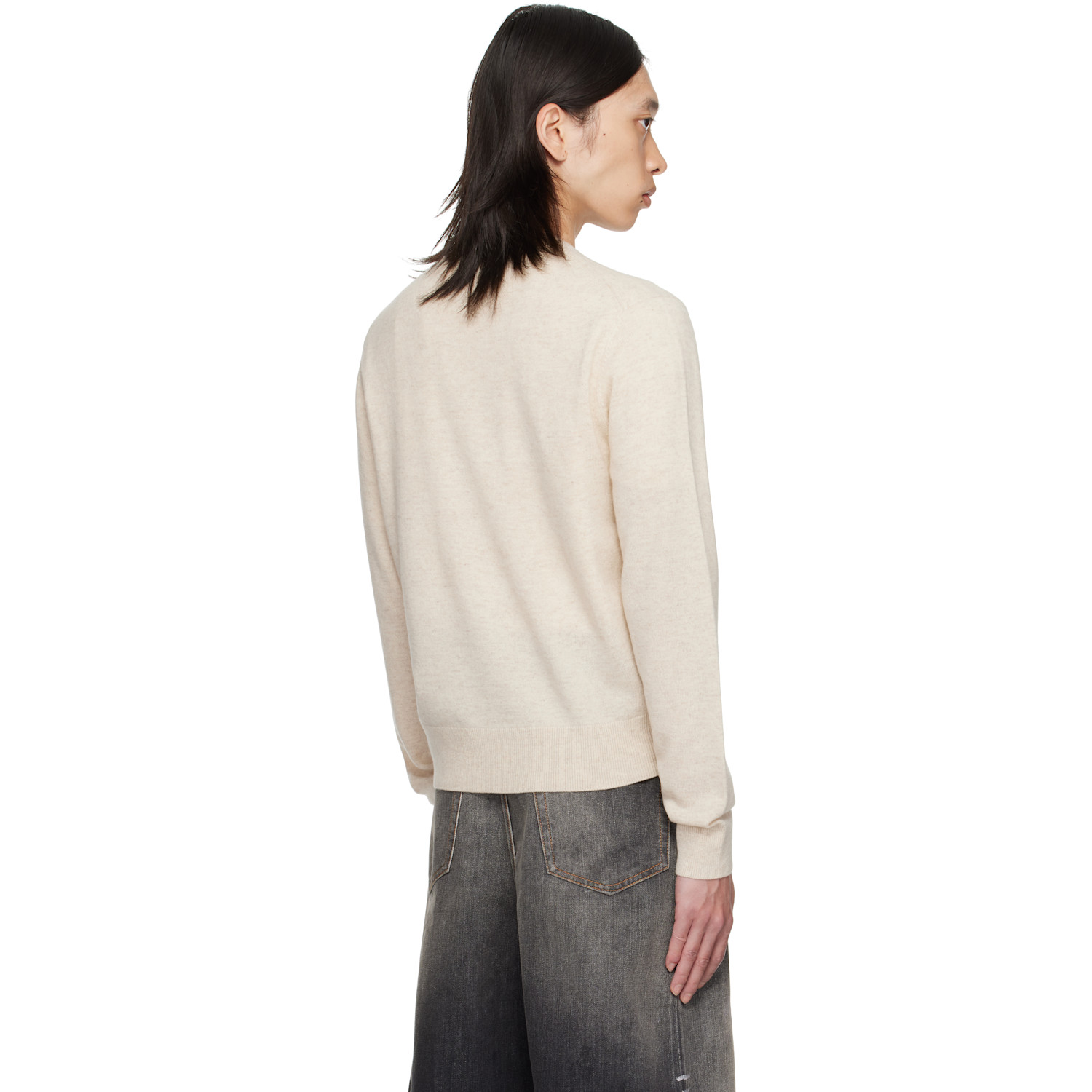  Acne Studios Beige Crewneck Sweater 