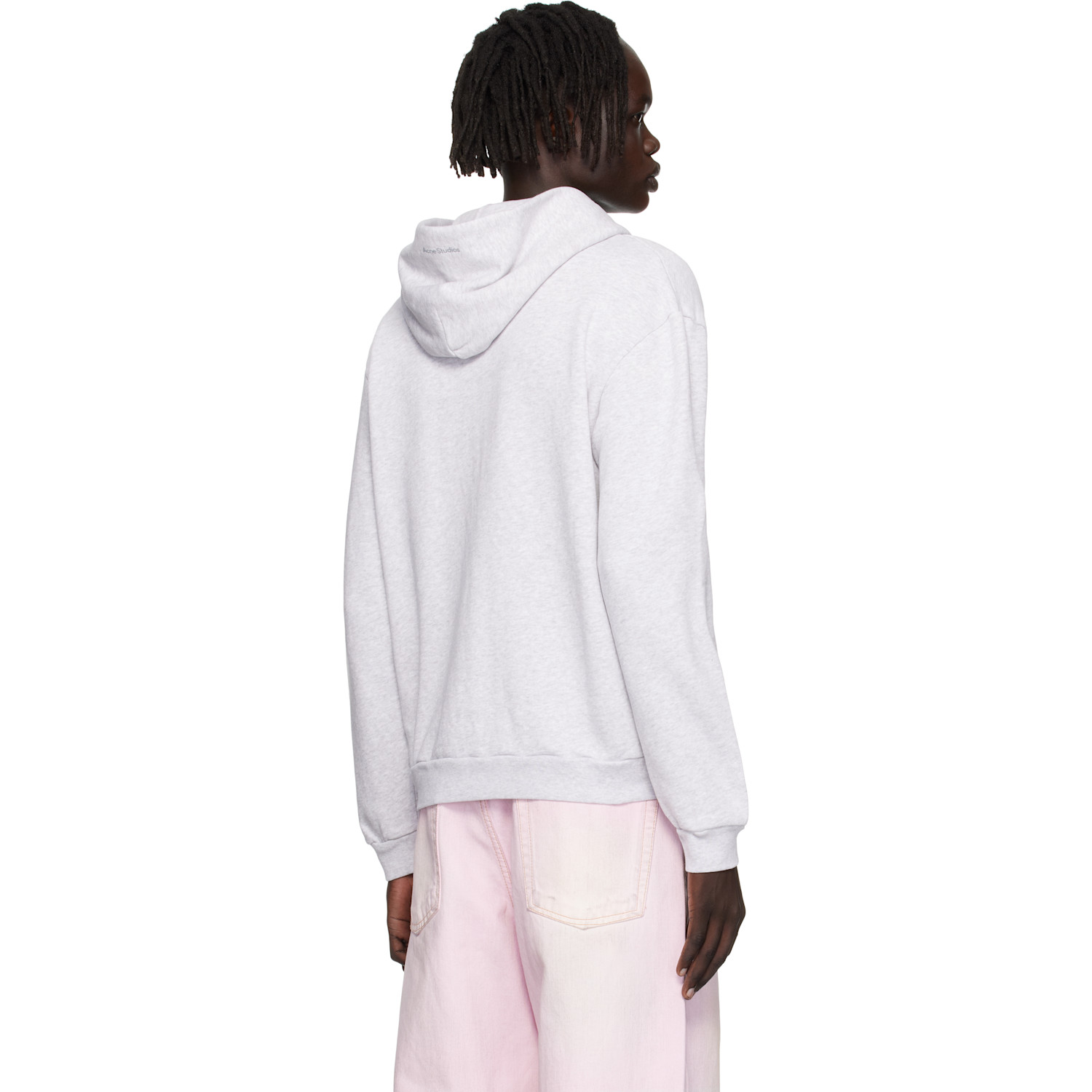  Acne Studios Gray Zipper Hoodie 