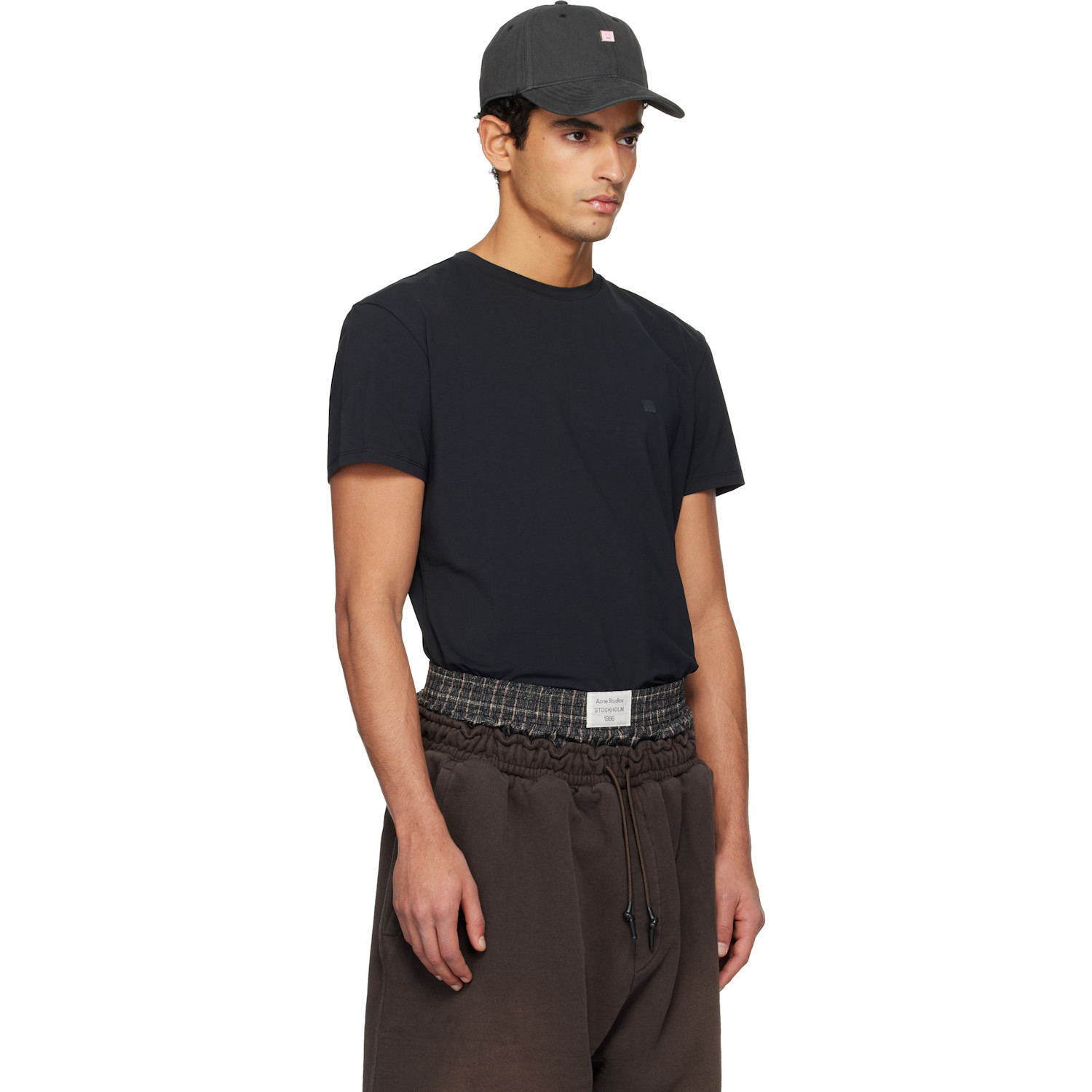  Acne Studios Black Regular Fit T-shirt 